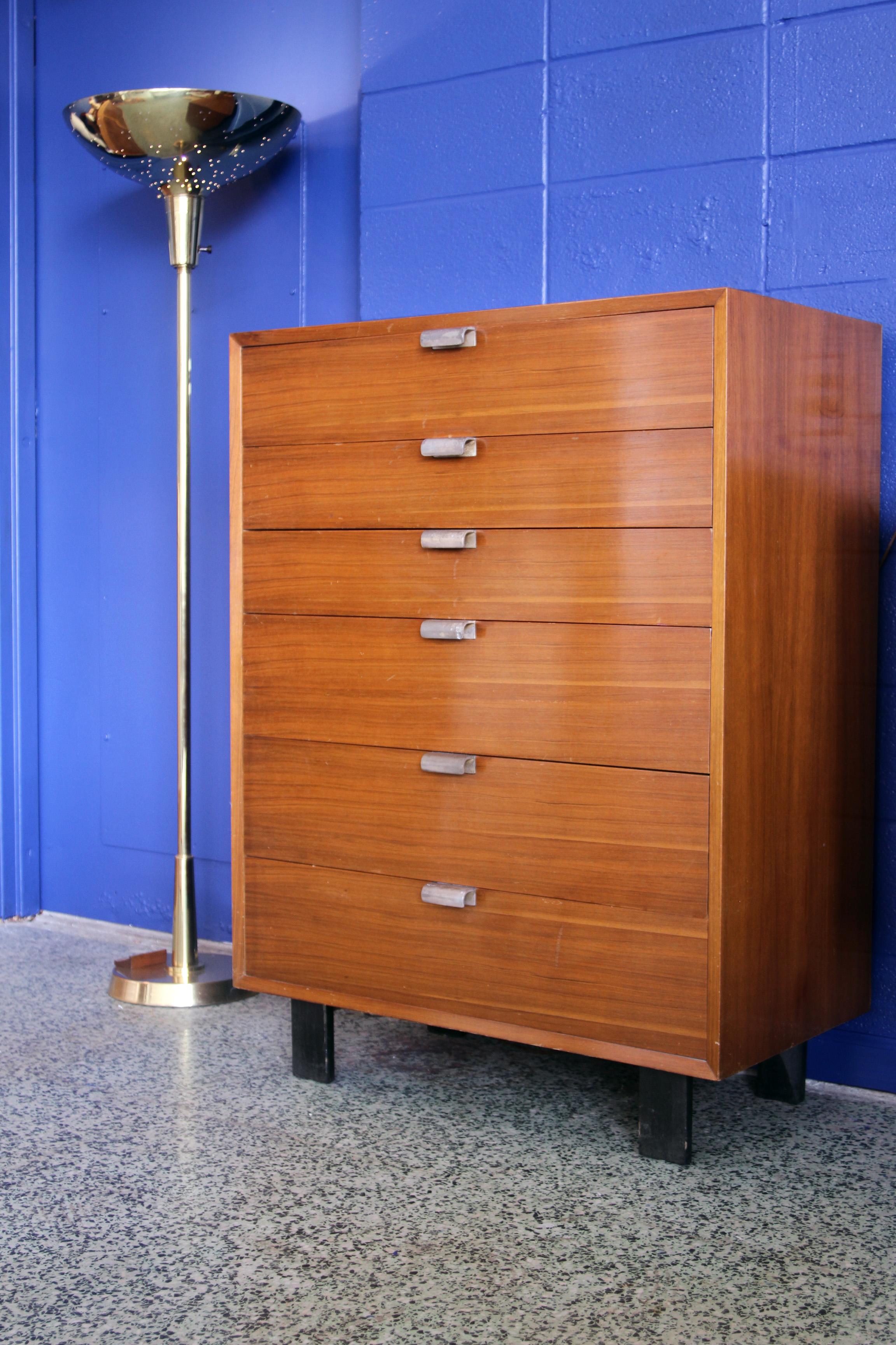 Mid-20th Century George Nelson for Herman Miller Highboy Dresser For Sale