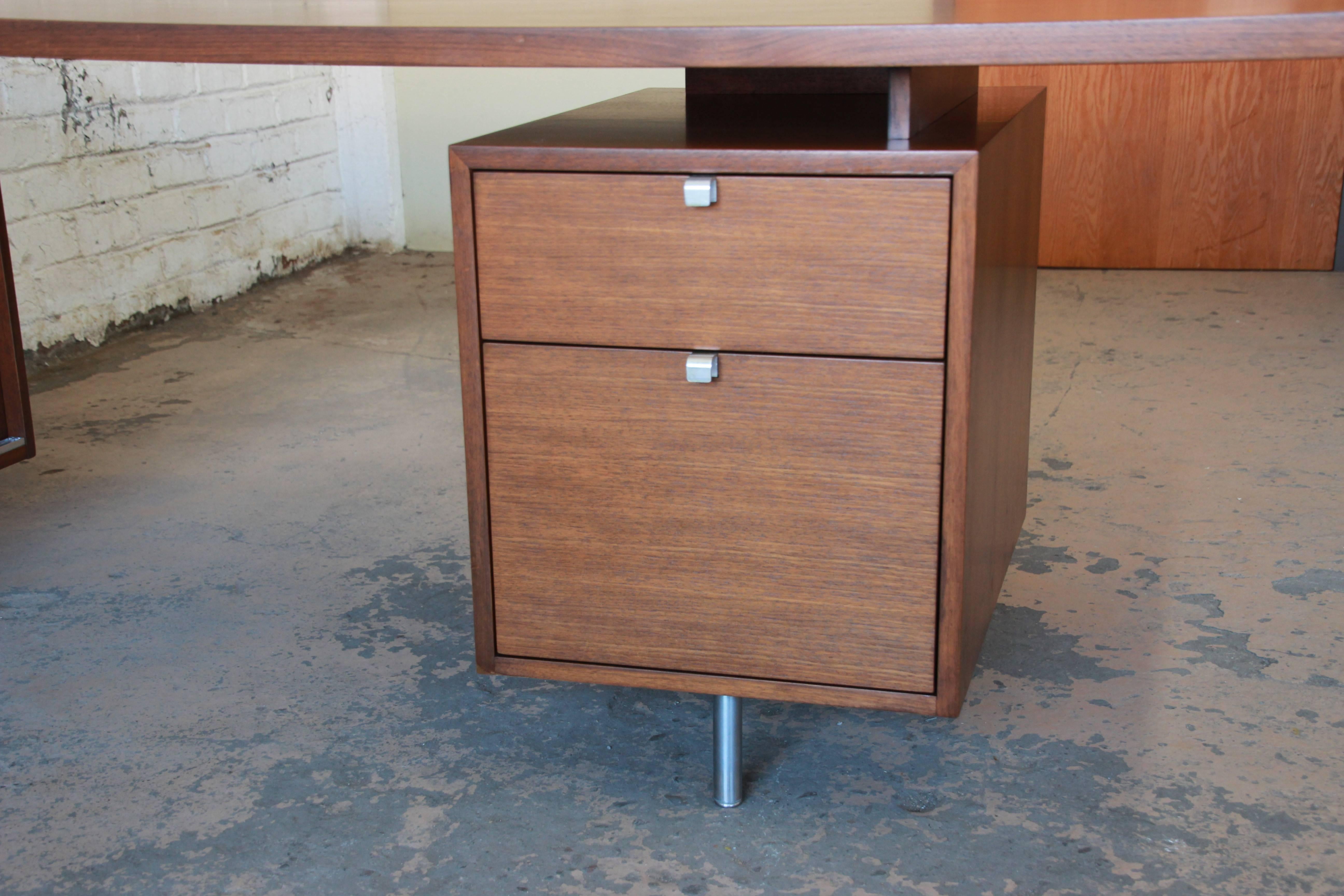 Mid-Century Modern George Nelson for Herman Miller L-Shaped Executive Desk, 1950s