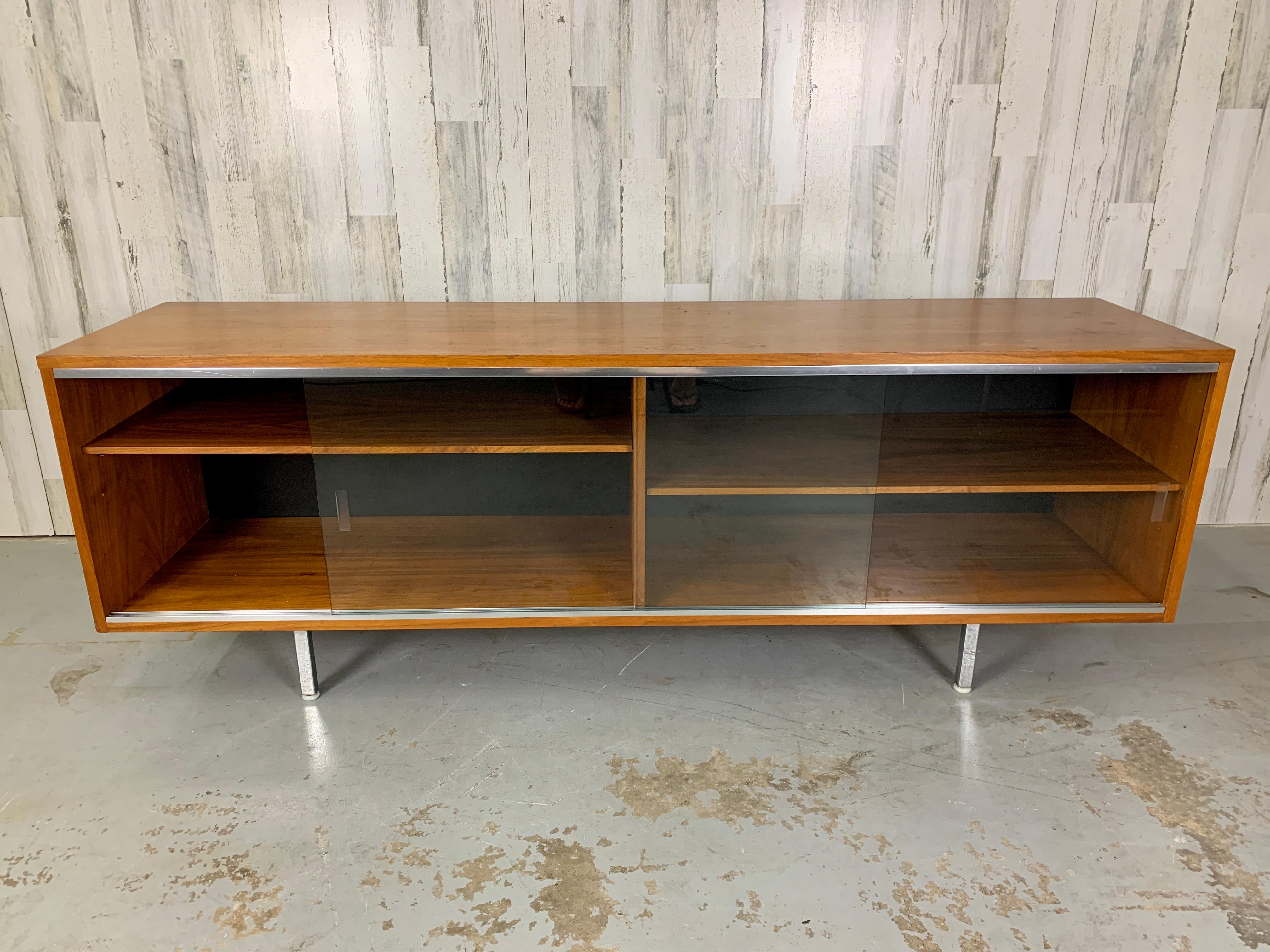 George Nelson for Herman Miller Low Walnut Credenza 4