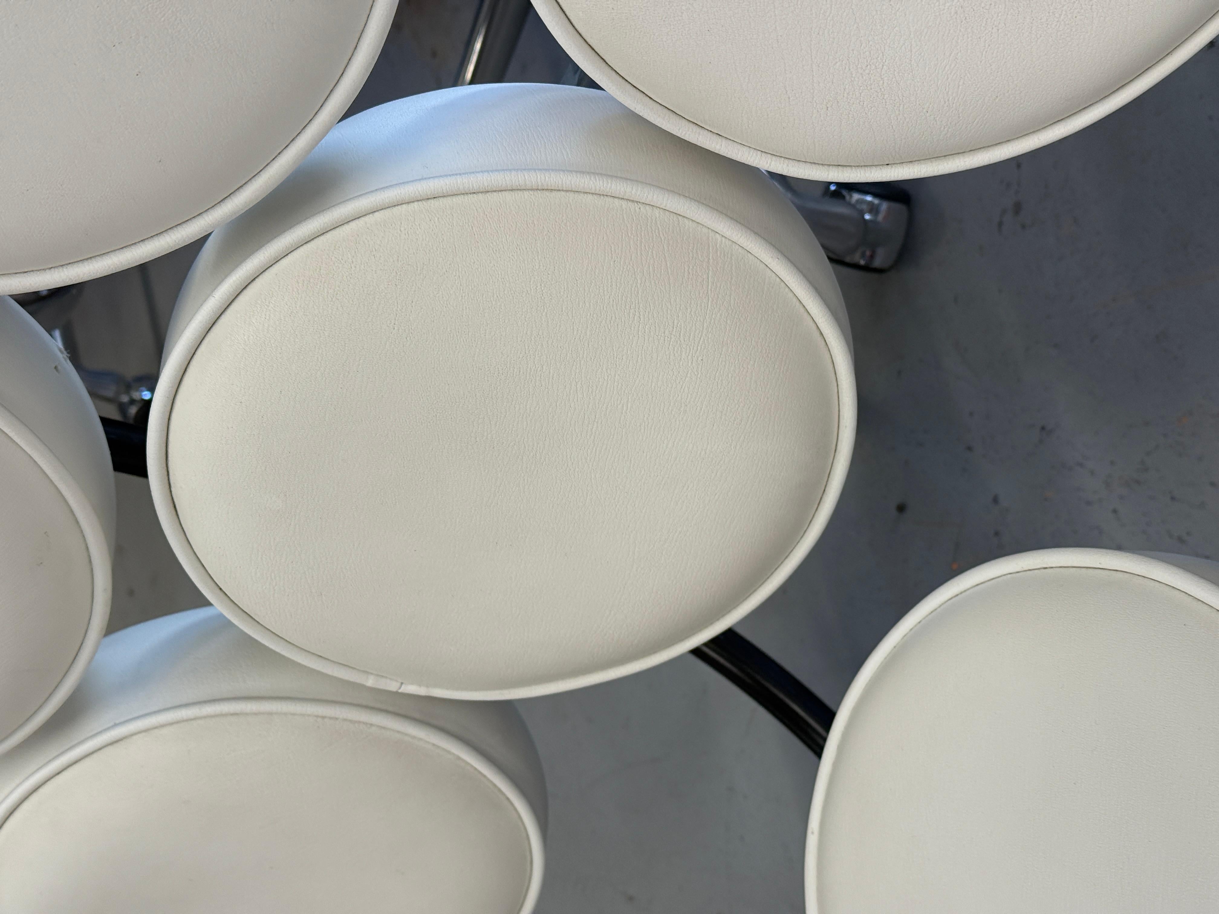 George Nelson para Herman Miller Sofá Marshmallow de piel blanca en venta 8