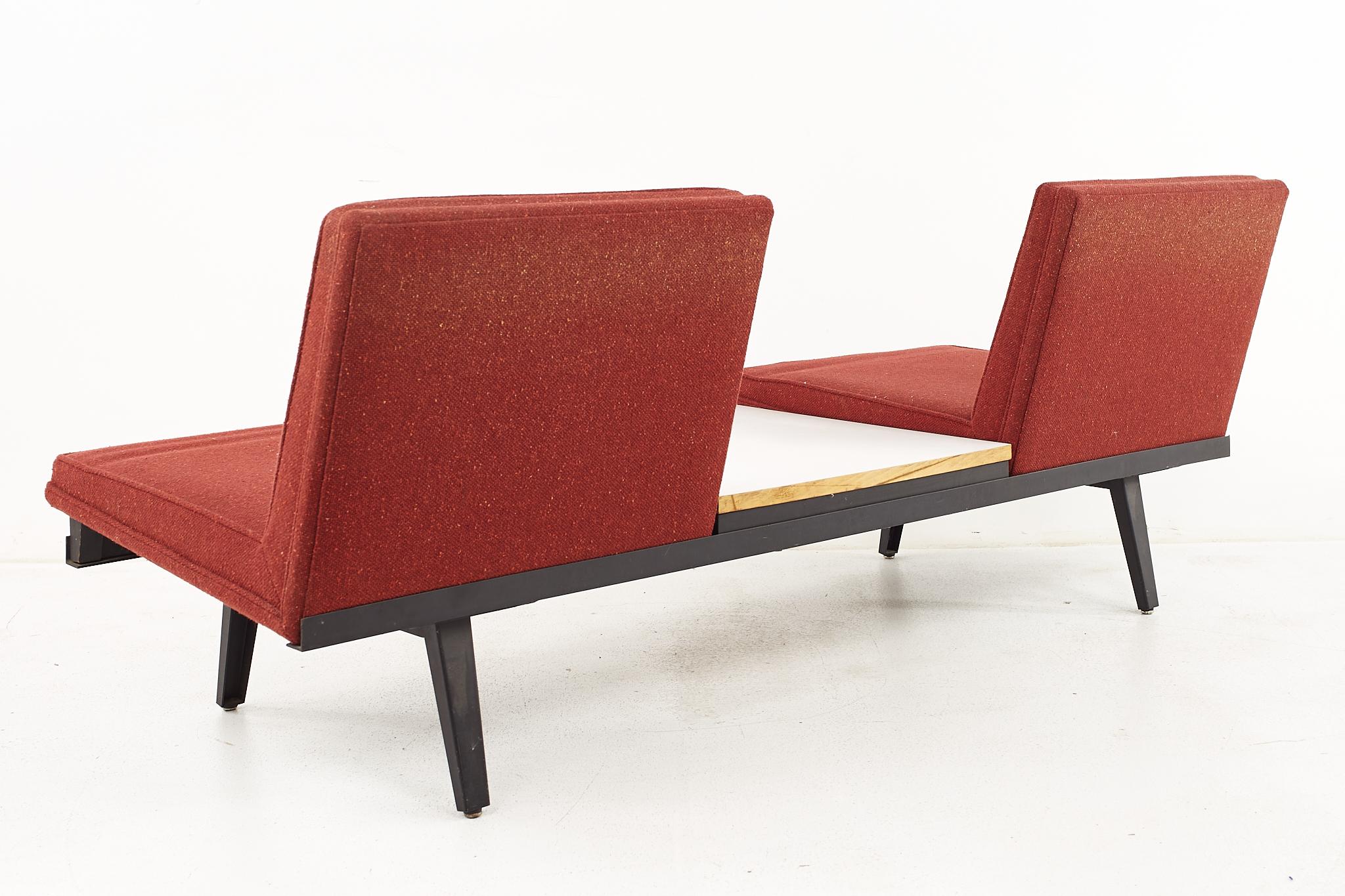 American George Nelson for Herman Miller Mid Century Black Bench