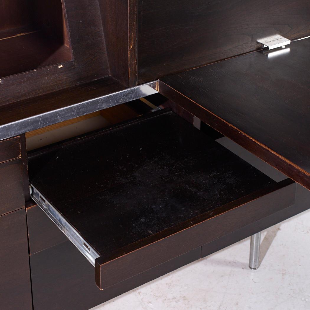George Nelson für Herman Miller Mid Century-Schreibtisch mit Rückenlehne im Angebot 5