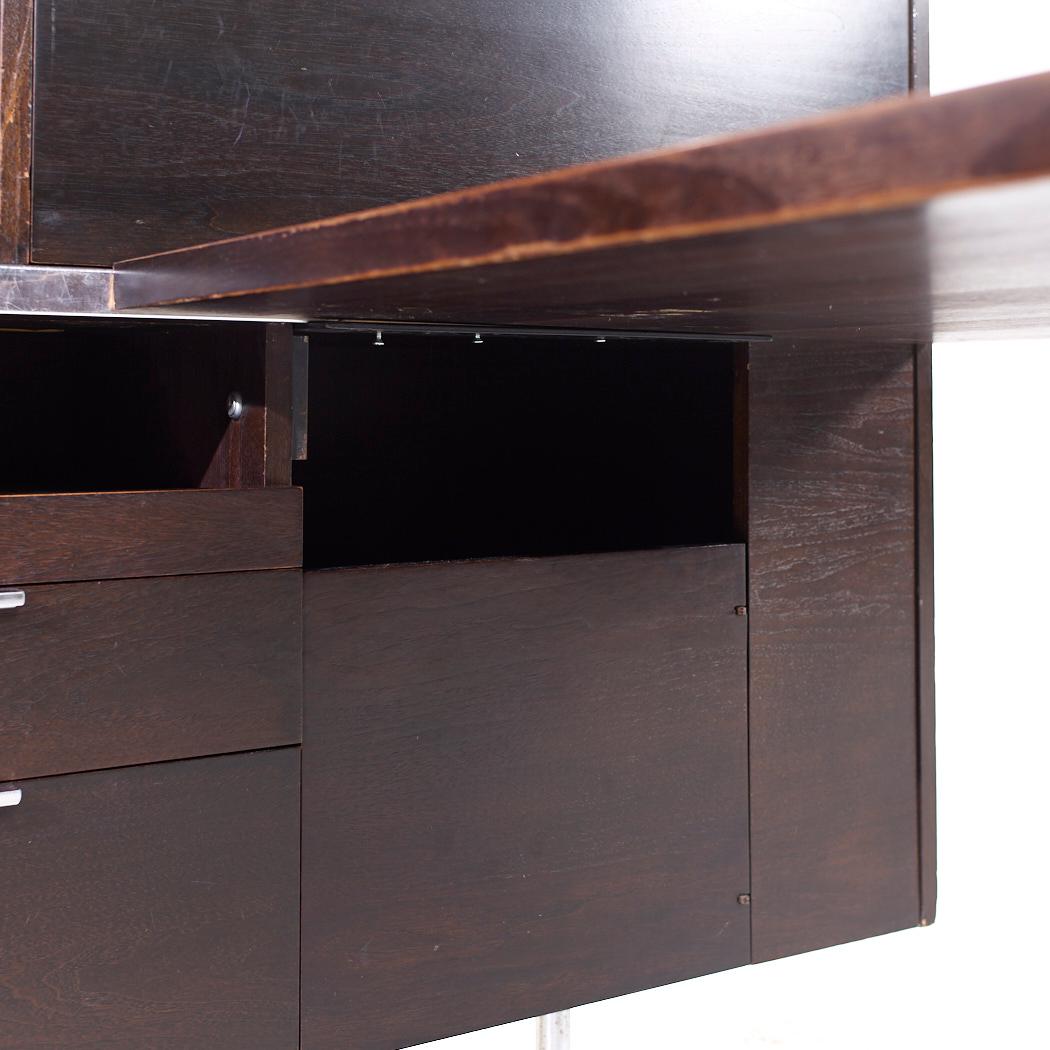 George Nelson für Herman Miller Mid Century-Schreibtisch mit Rückenlehne im Angebot 6
