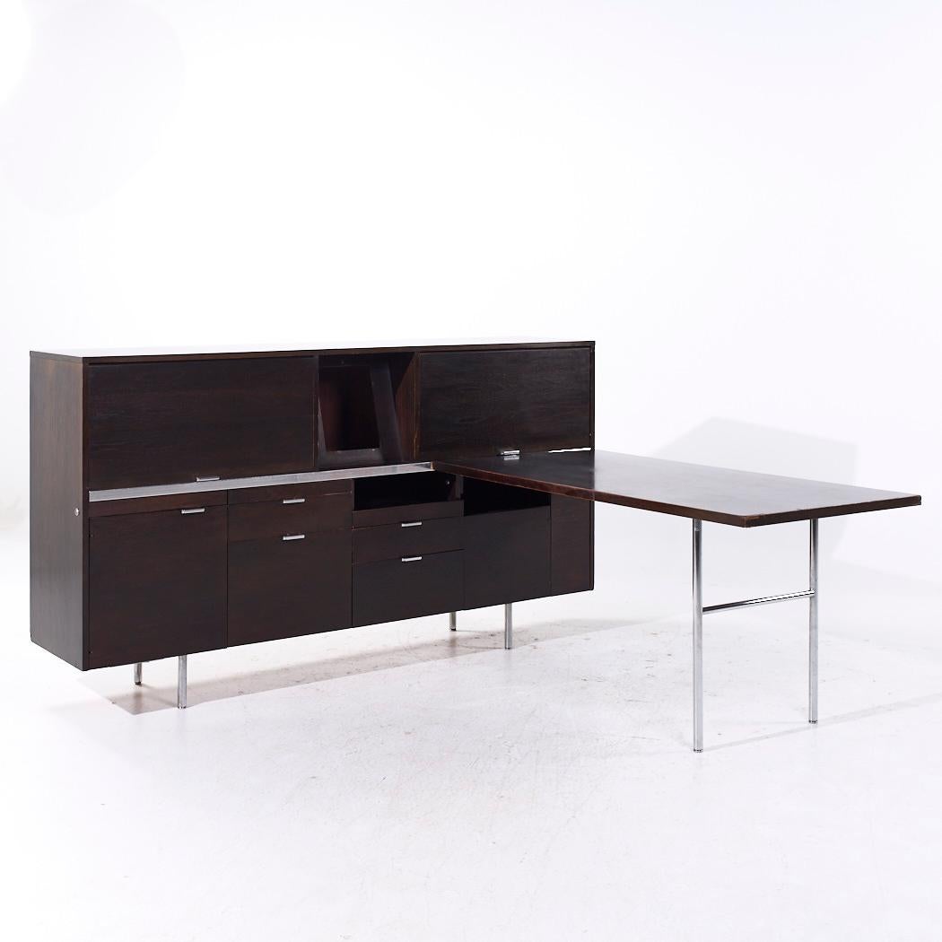 George Nelson für Herman Miller Mid Century-Schreibtisch mit Rückenlehne (amerikanisch) im Angebot