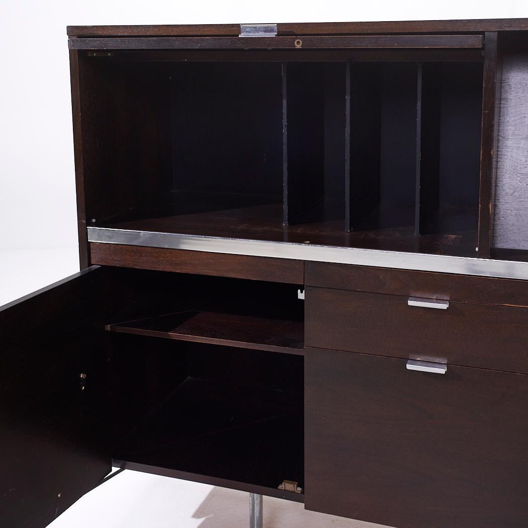 George Nelson für Herman Miller Mid Century-Schreibtisch mit Rückenlehne im Angebot 1
