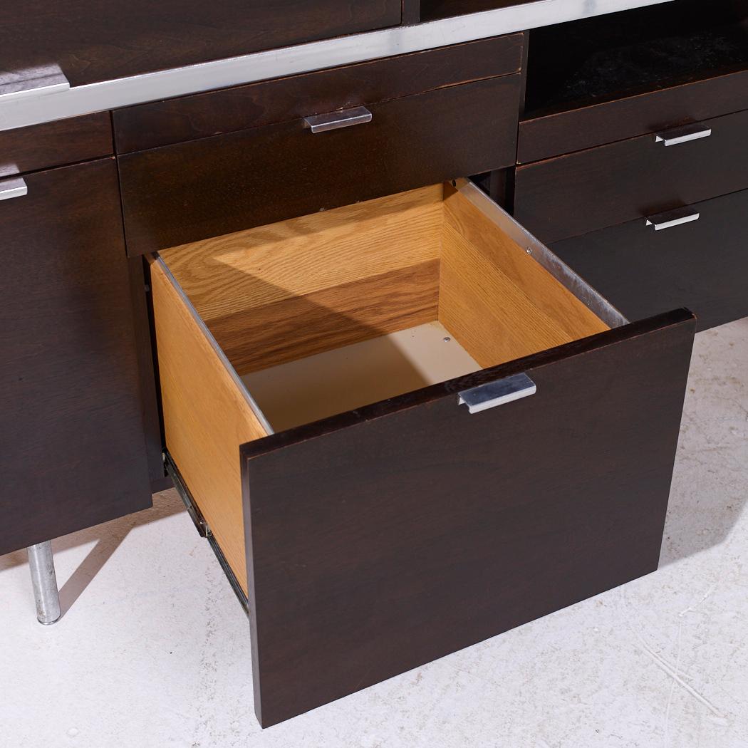 George Nelson für Herman Miller Mid Century-Schreibtisch mit Rückenlehne im Angebot 2