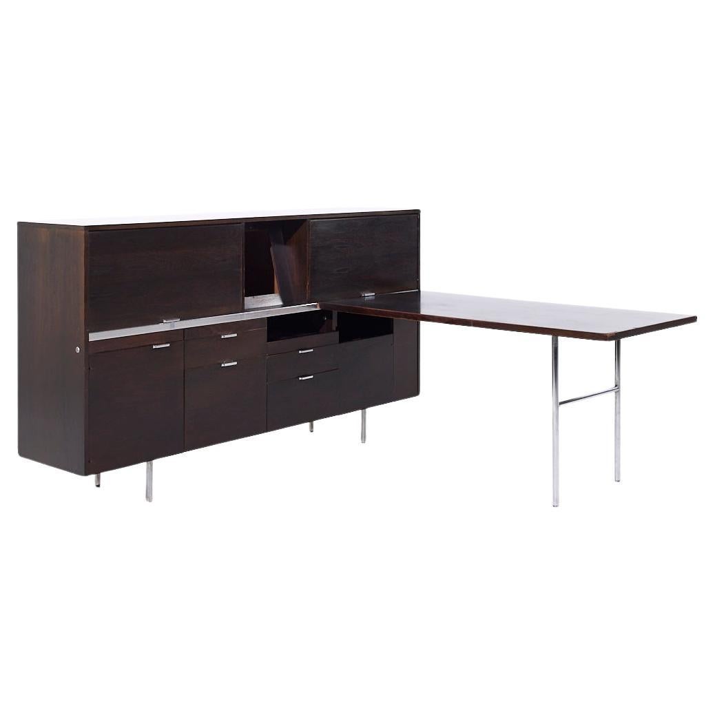 Bureau Mid Century de George Nelson pour Herman Miller avec retour