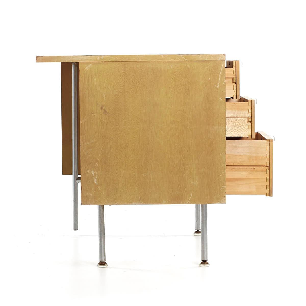 American George Nelson for Herman Miller Mid Century Drop Side Desk For Sale