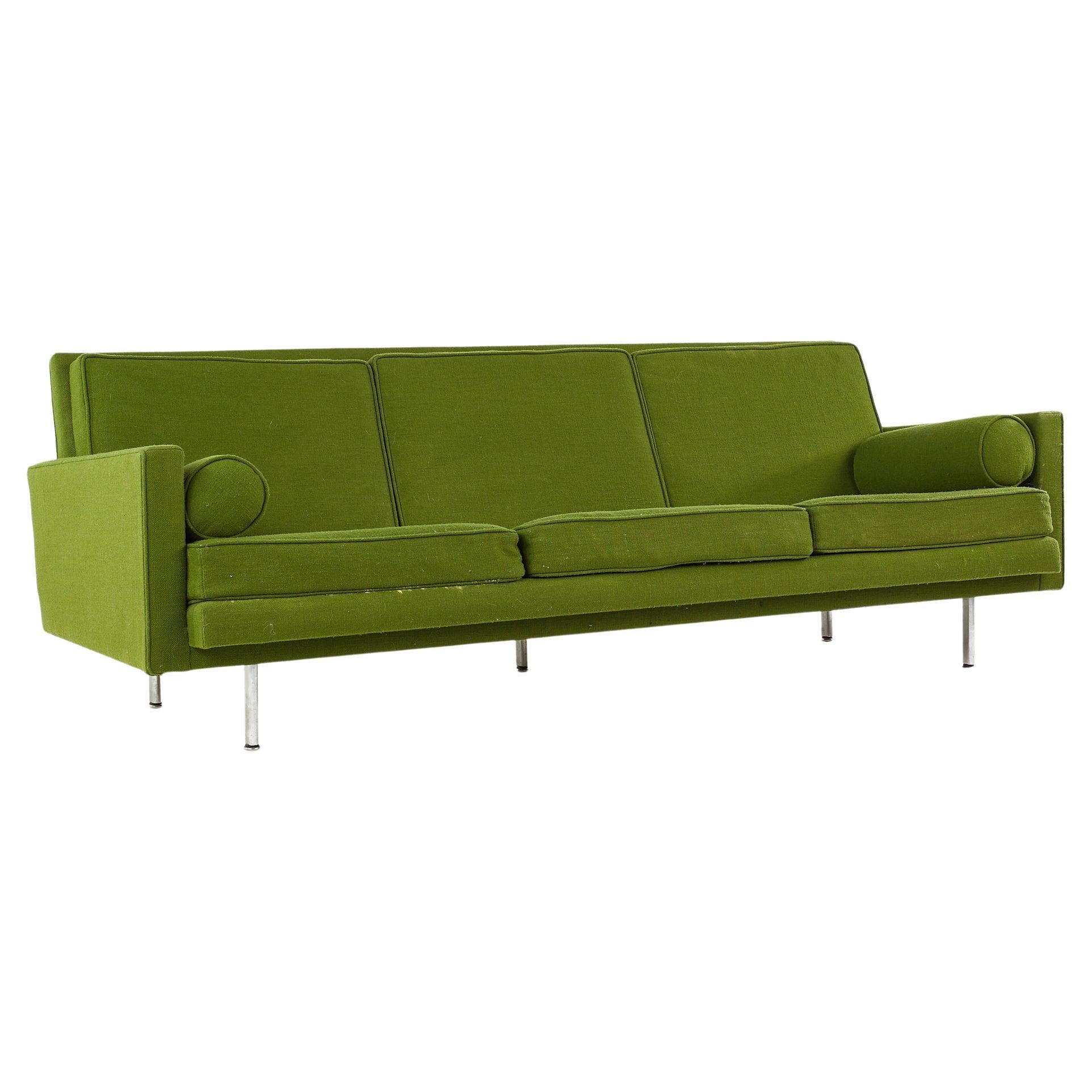 George Nelson for Herman Miller Mid Century Green Sofa