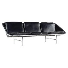 George Nelson for Herman Miller Mid Century Leather Sling Sofa