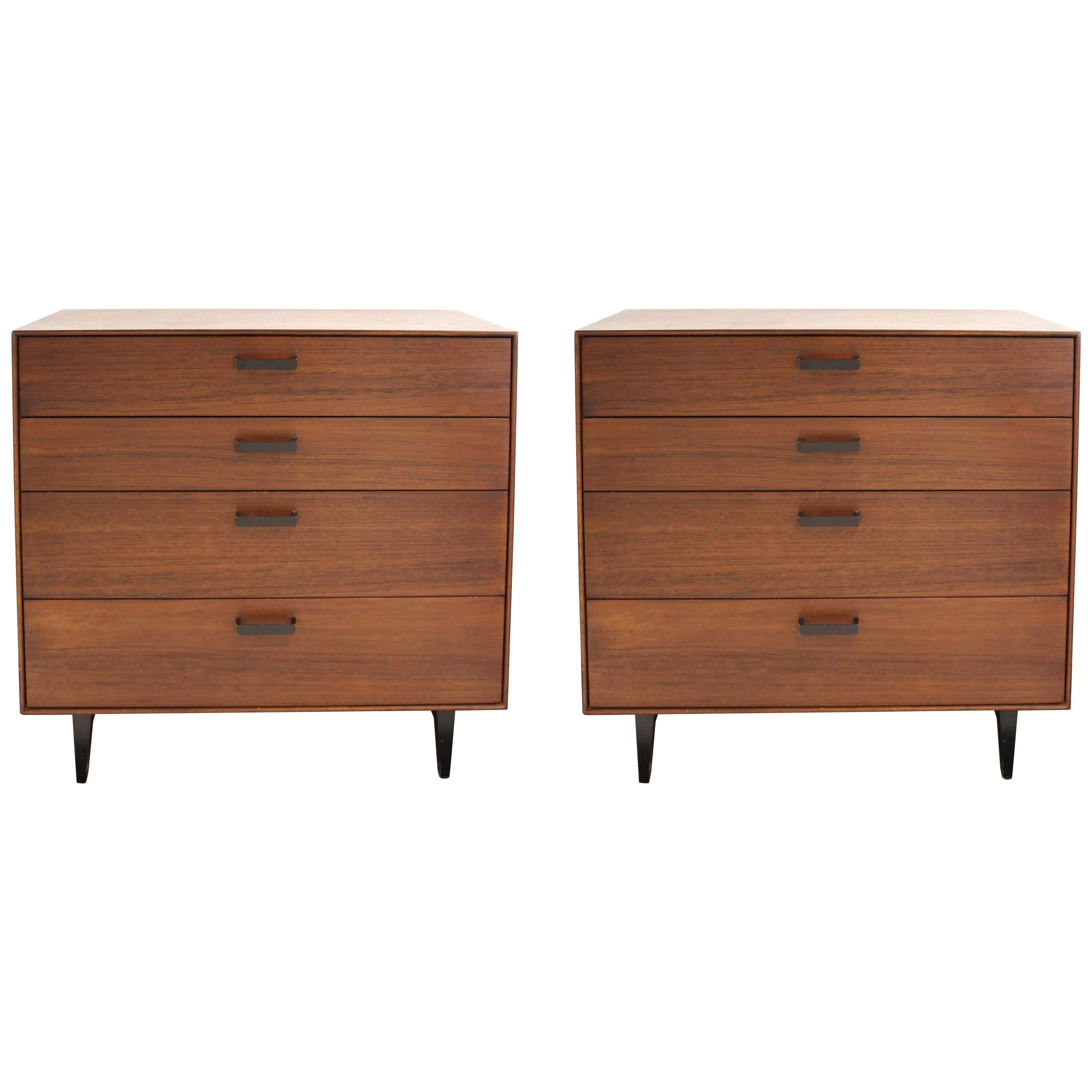 A Vintage Dresser By Bassett Furniture With Mirrored Surface At