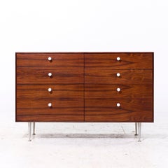 George Nelson for Herman Miller Mid Century Rosewood Thin Edge 8 Drawer Dresser