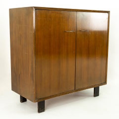 George Nelson for Herman Miller Mid Century Two-Door Media Cabinet