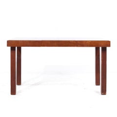 George Nelson for Herman Miller Mid Century Walnut Hidden Leaf Dining Table