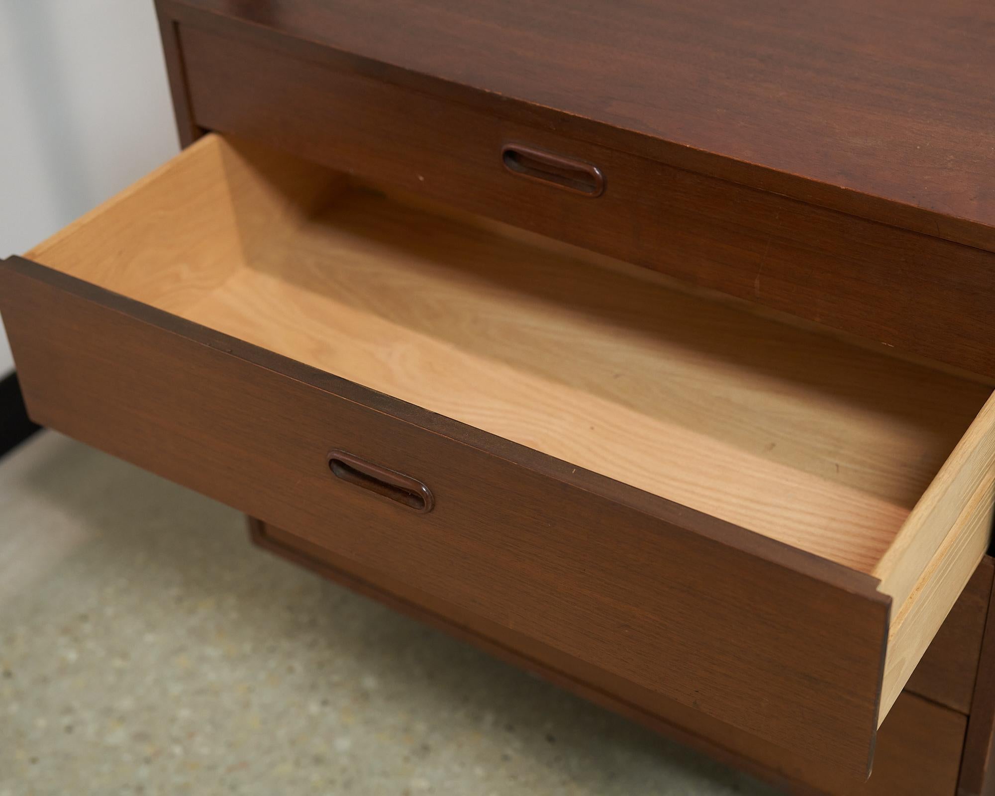 George Nelson for Herman Miller Mid Century Walnut Omni Wall Unit - 4 Bay For Sale 2