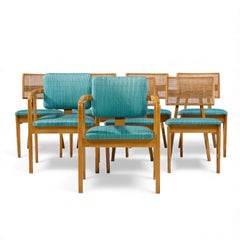 George Nelson for Herman Miller Model 4663 Walnut Dining Chairs - Set of 8