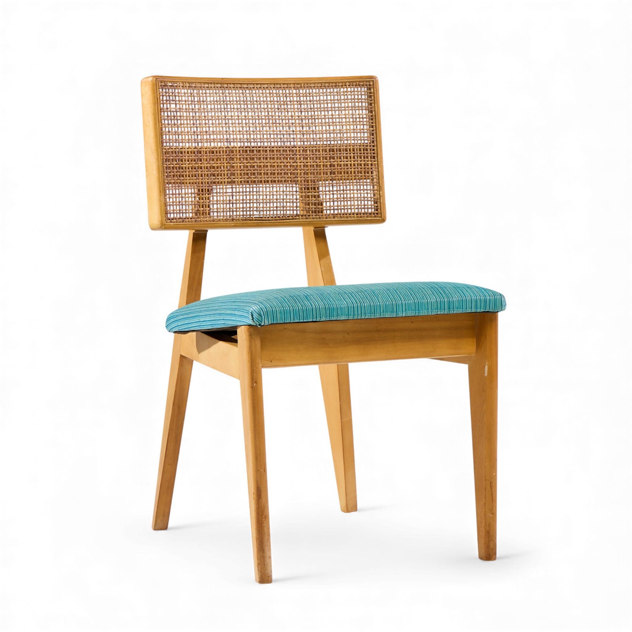 Américain George Nelson for Herman Miller Model 4663 Walnut Dining Chairs - Set of 8 (chaises de salle à manger en noyer) en vente