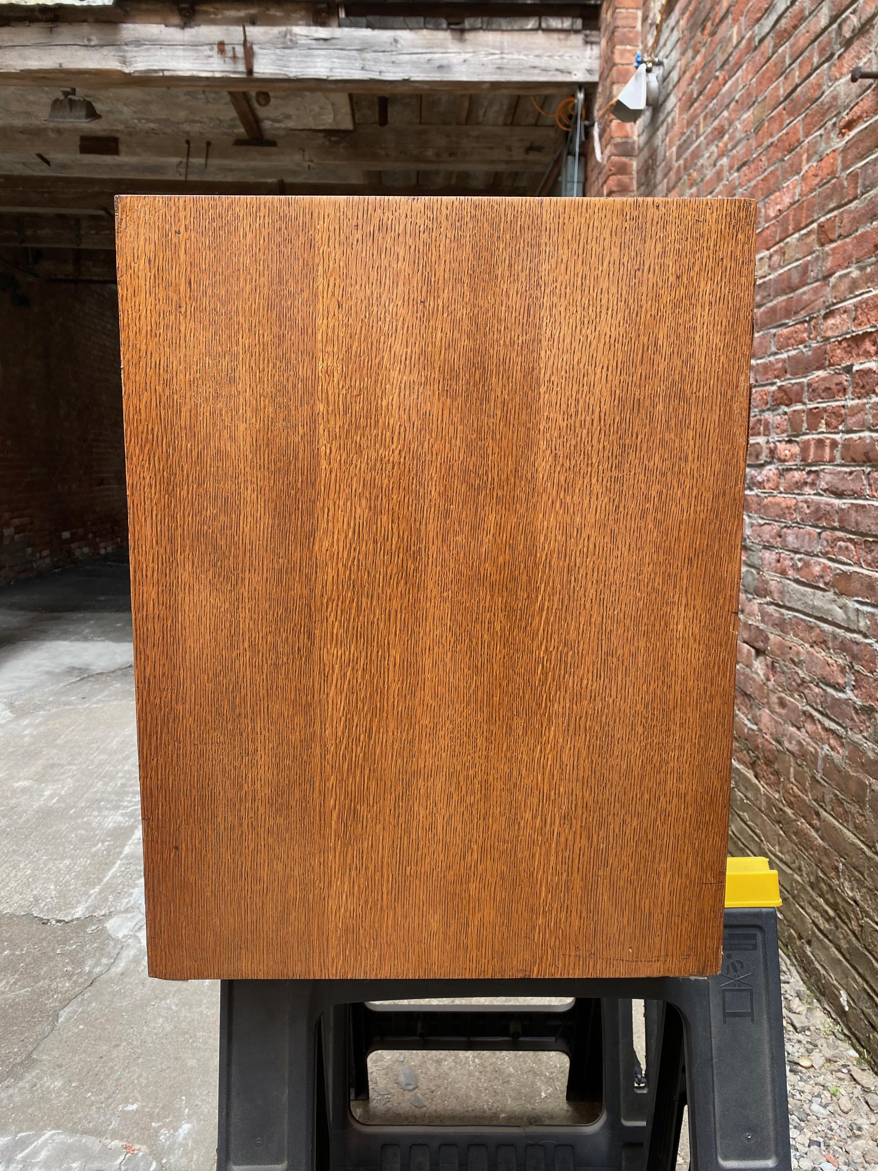 Veneer George Nelson for Herman Miller Modular Oak Utility Cabinet