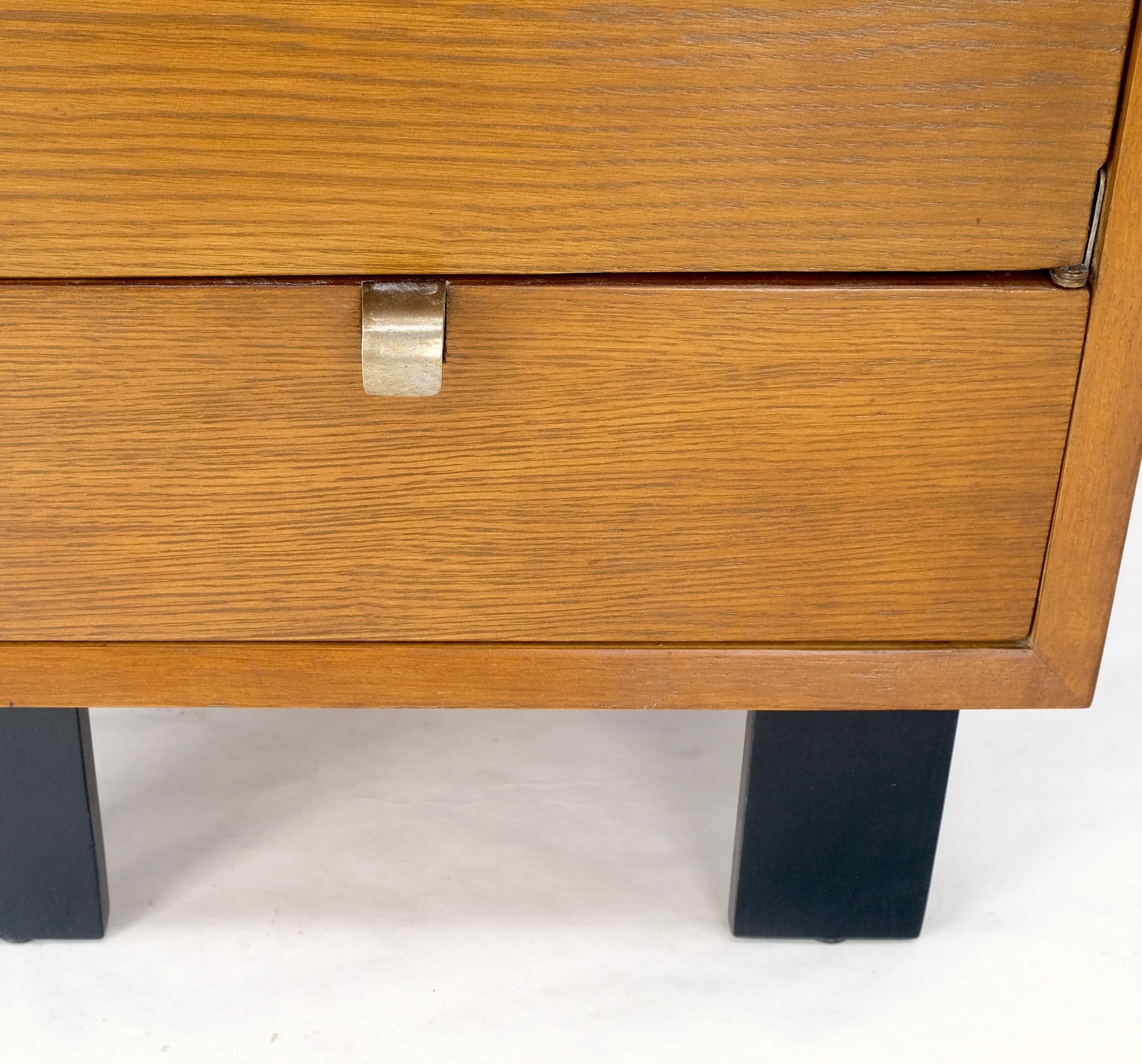 Mid-Century Modern George Nelson for Herman Miller One Door One Drawer Night Stand J Pulls Mint! For Sale