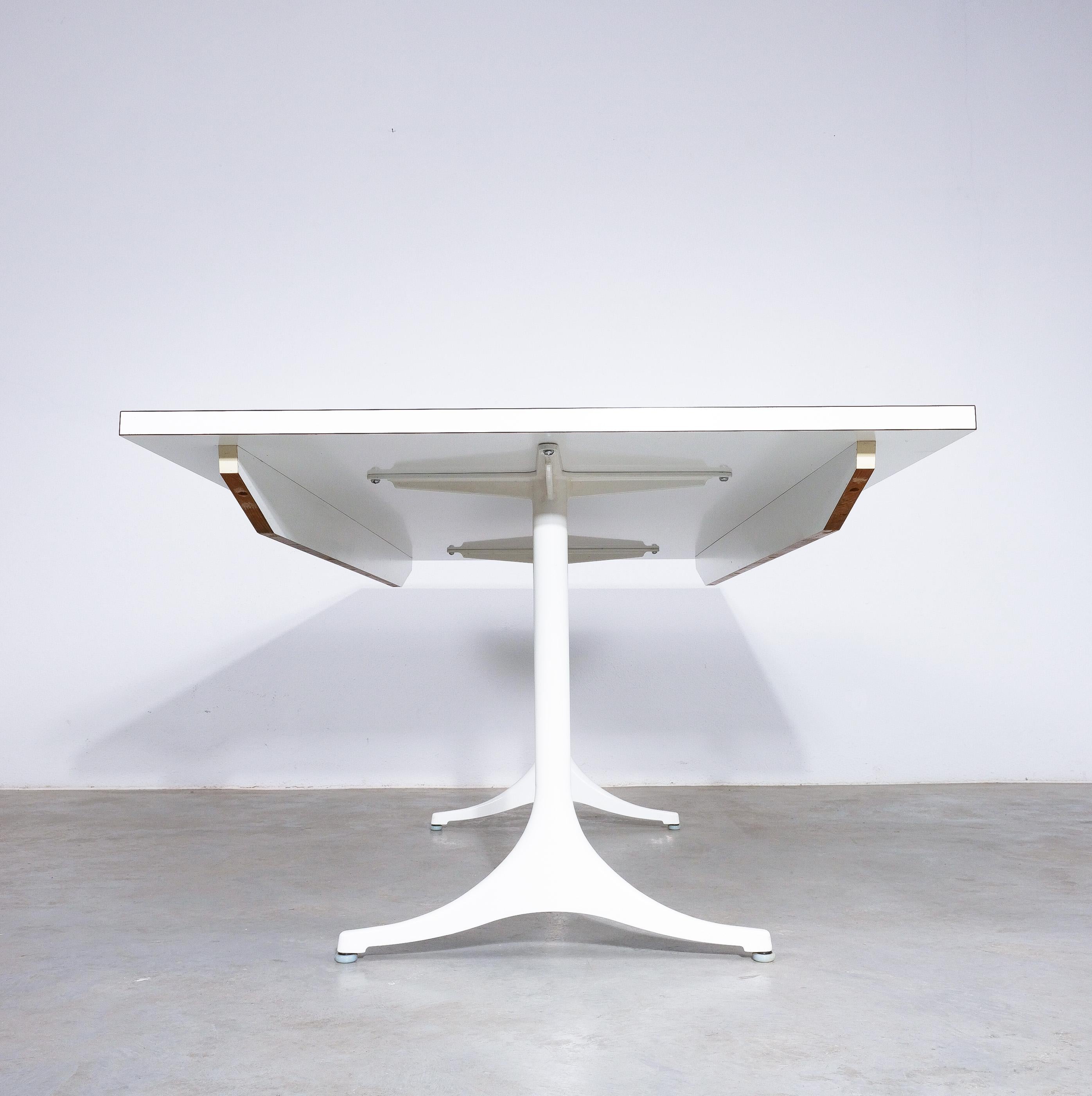 George Nelson for Herman Miller Pedestal Dining Table Desk, 1960 For Sale 3