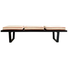 George Nelson for Herman Miller Platform Bench with Cowhide Cushions