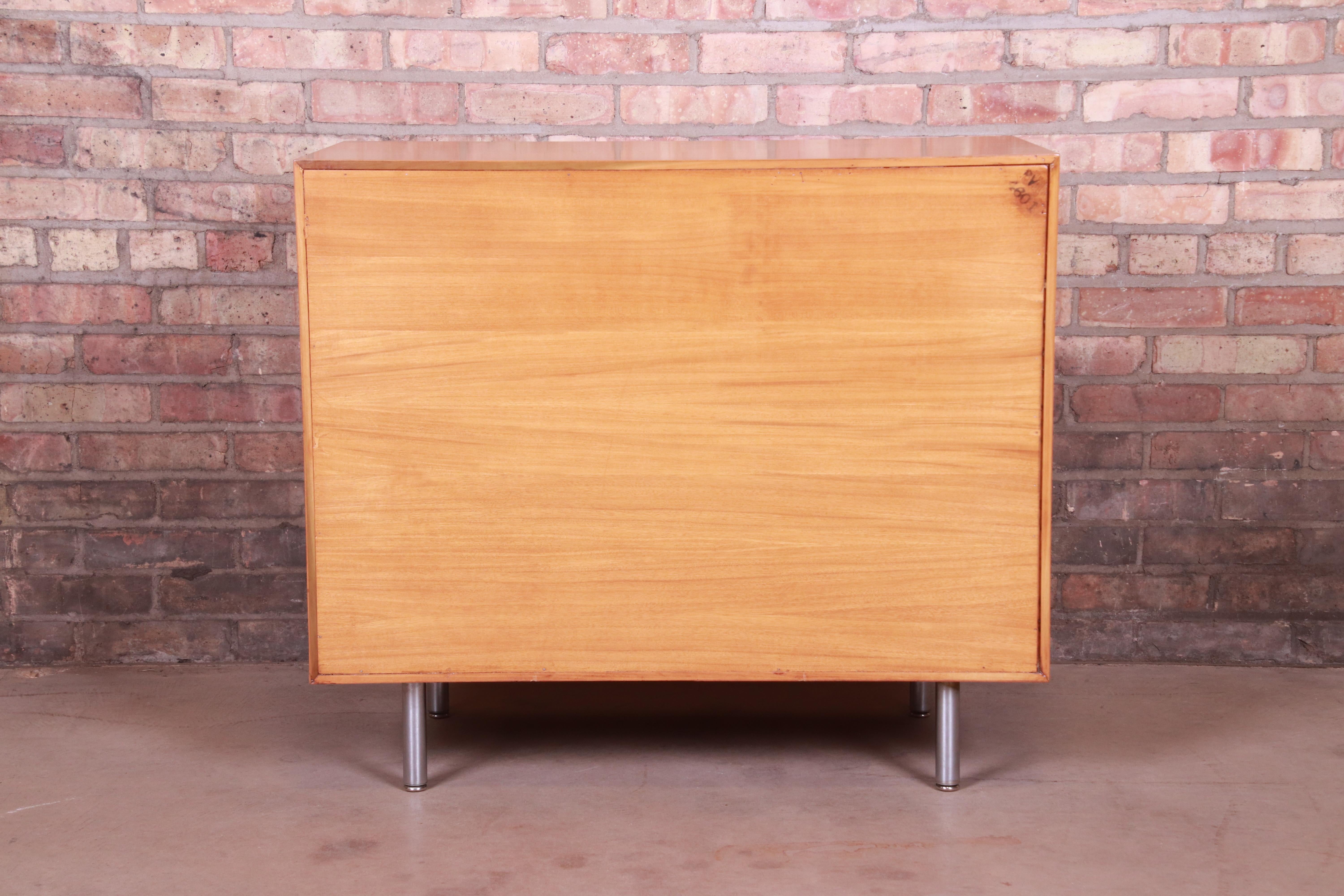 George Nelson for Herman Miller Primavera Bar Cabinet, Newly Refinished 4