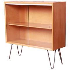 George Nelson for Herman Miller Primavera Bookcase on Hairpin Legs, Refinished