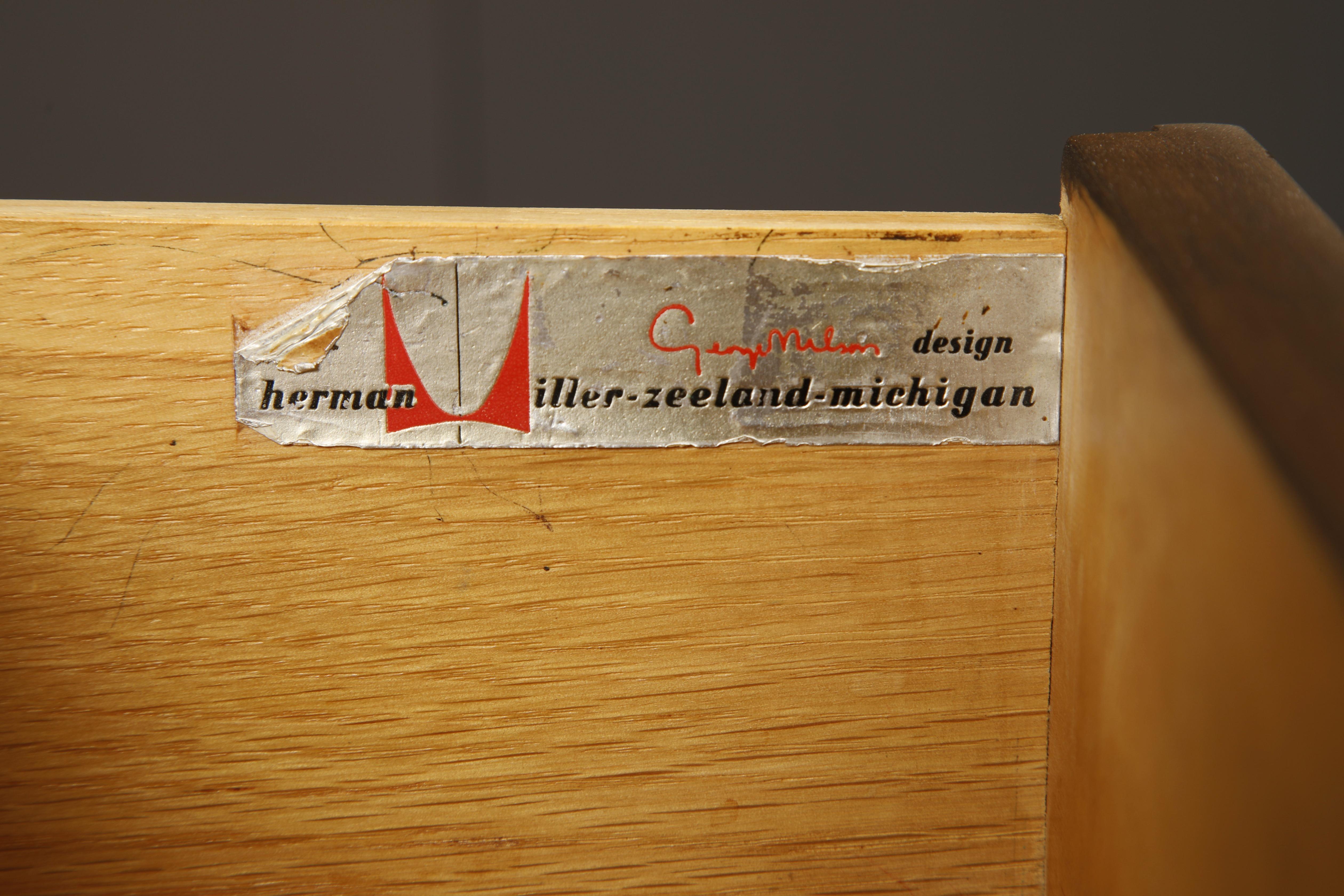 George Nelson for Herman Miller 'Primavera' Nightstands, c. 1955, Signed For Sale 13