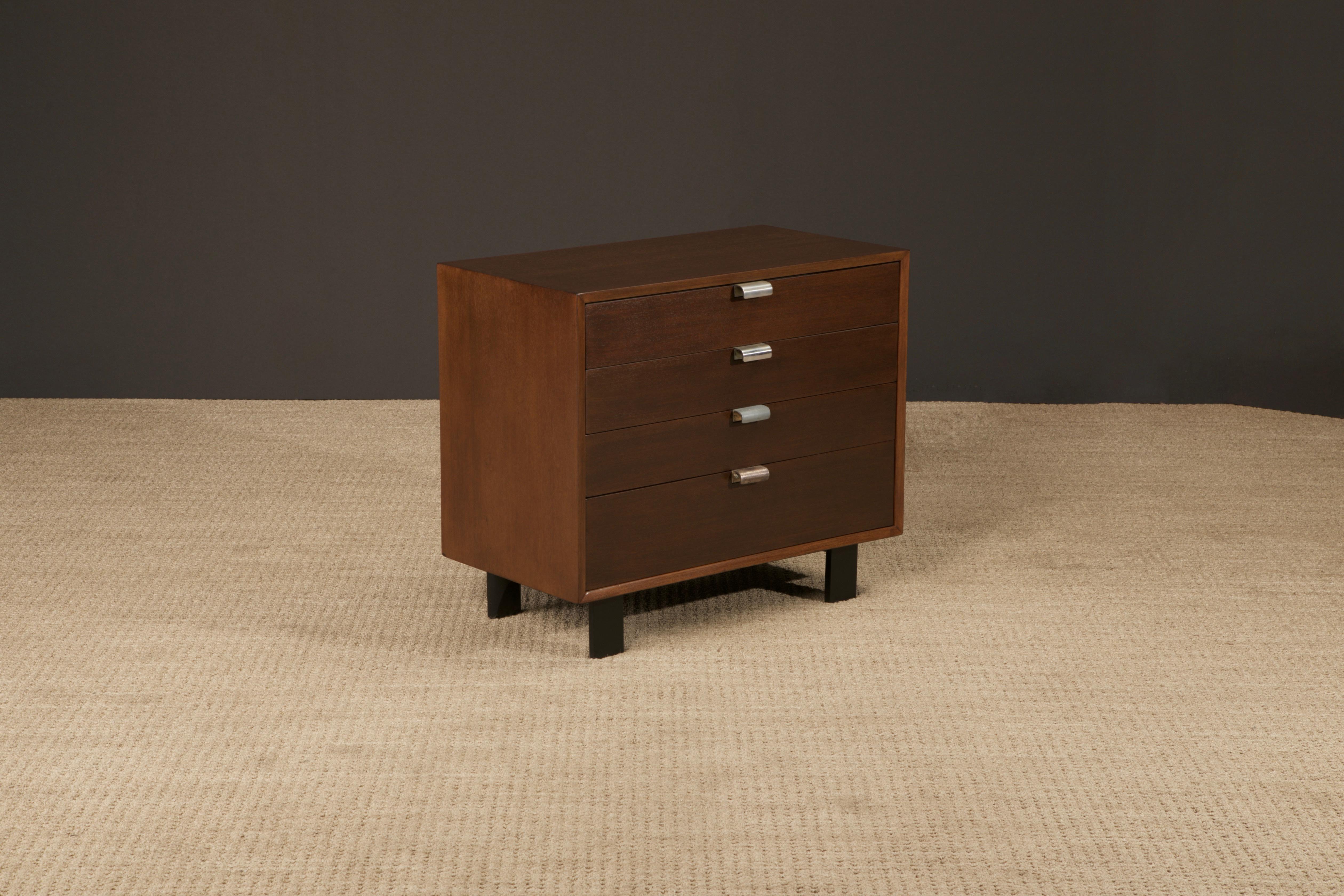 Mid-20th Century George Nelson for Herman Miller 'Primavera' Nightstands, c. 1955, Signed For Sale