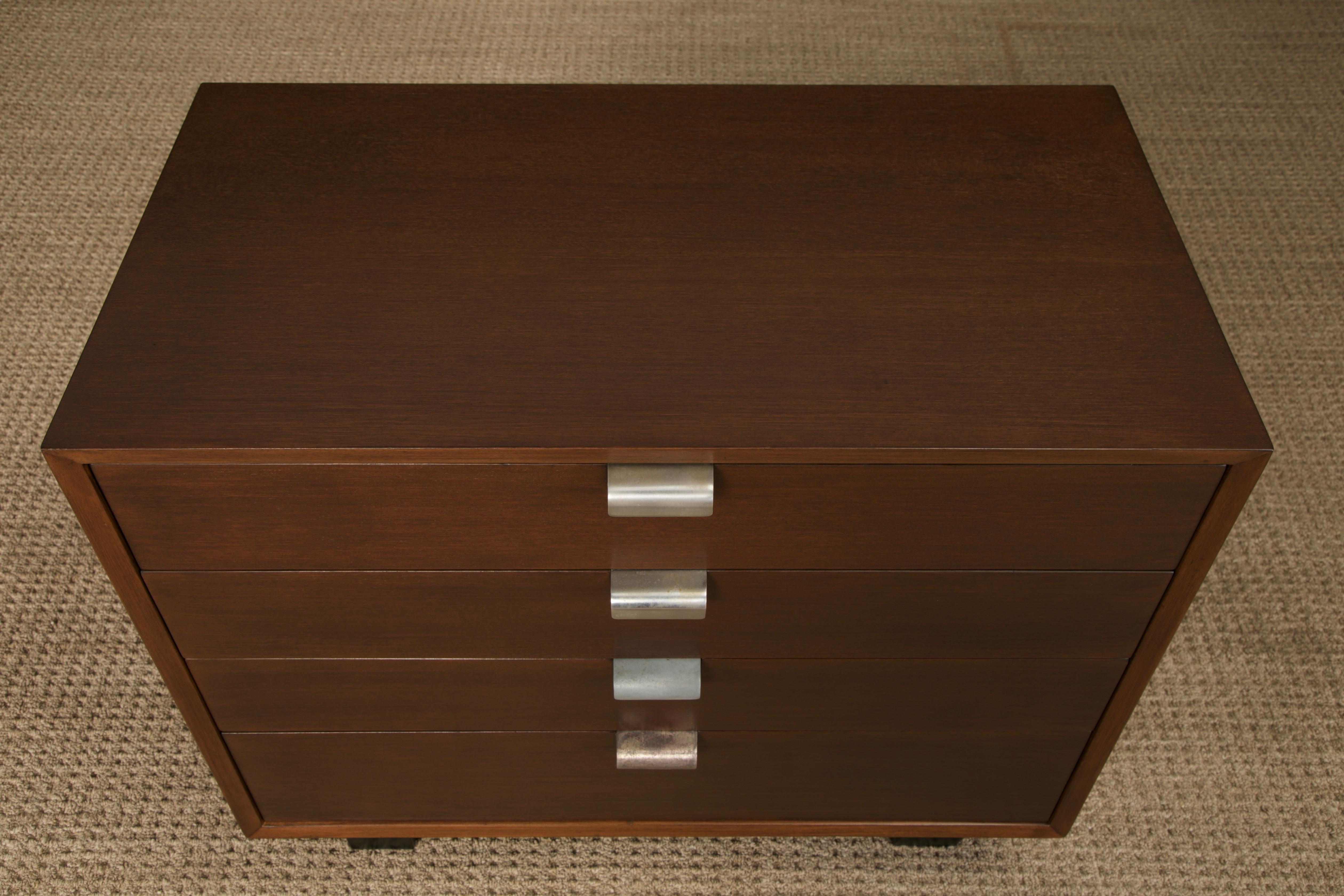 Wood George Nelson for Herman Miller 'Primavera' Nightstands, c. 1955, Signed For Sale