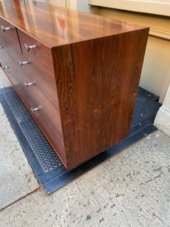 George Nelson for Herman Miller Rosewood 10 Drawer Thin-Edge Dresser