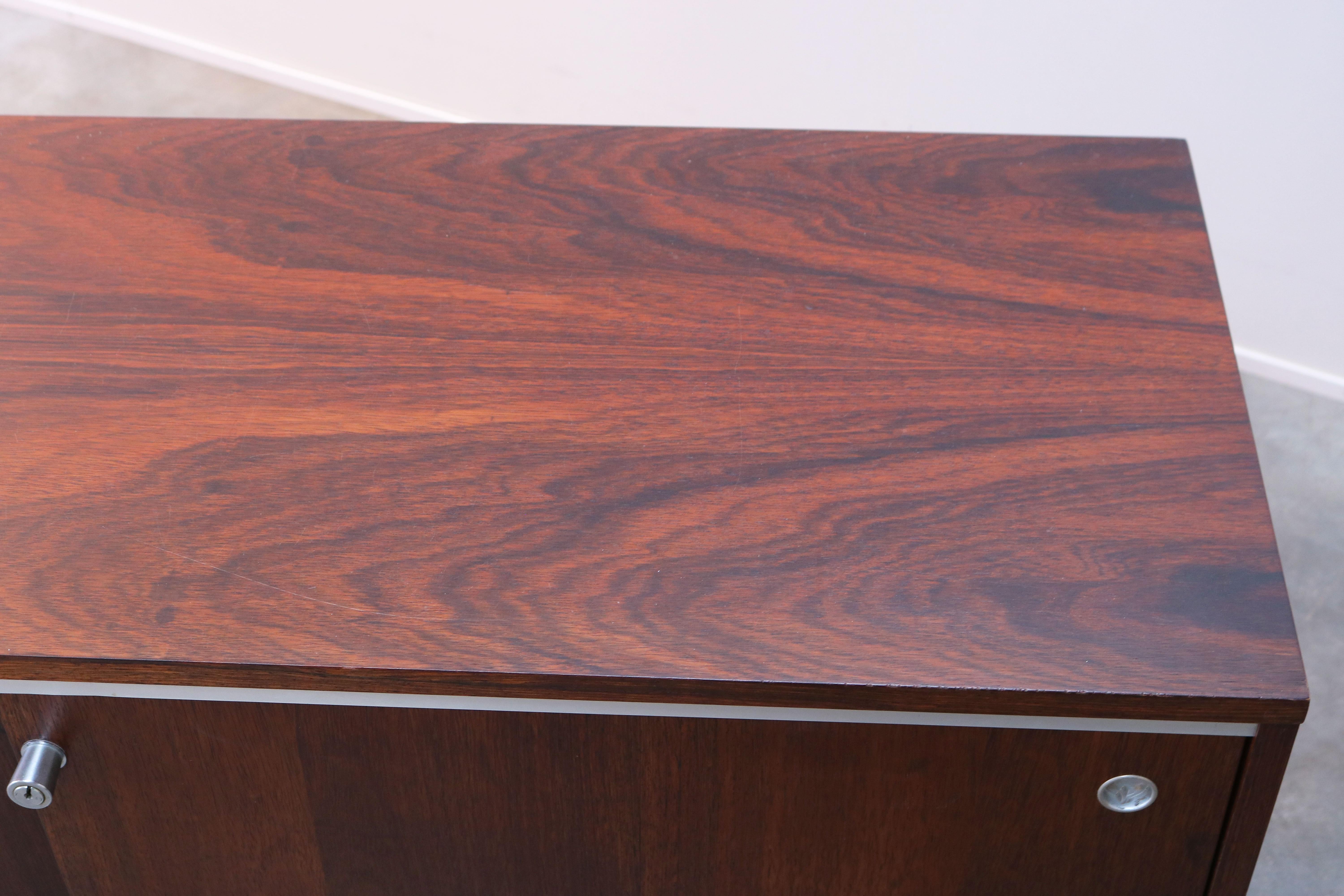 George Nelson for Herman Miller Rosewood Executive Office Group Sideboard, 1960 10