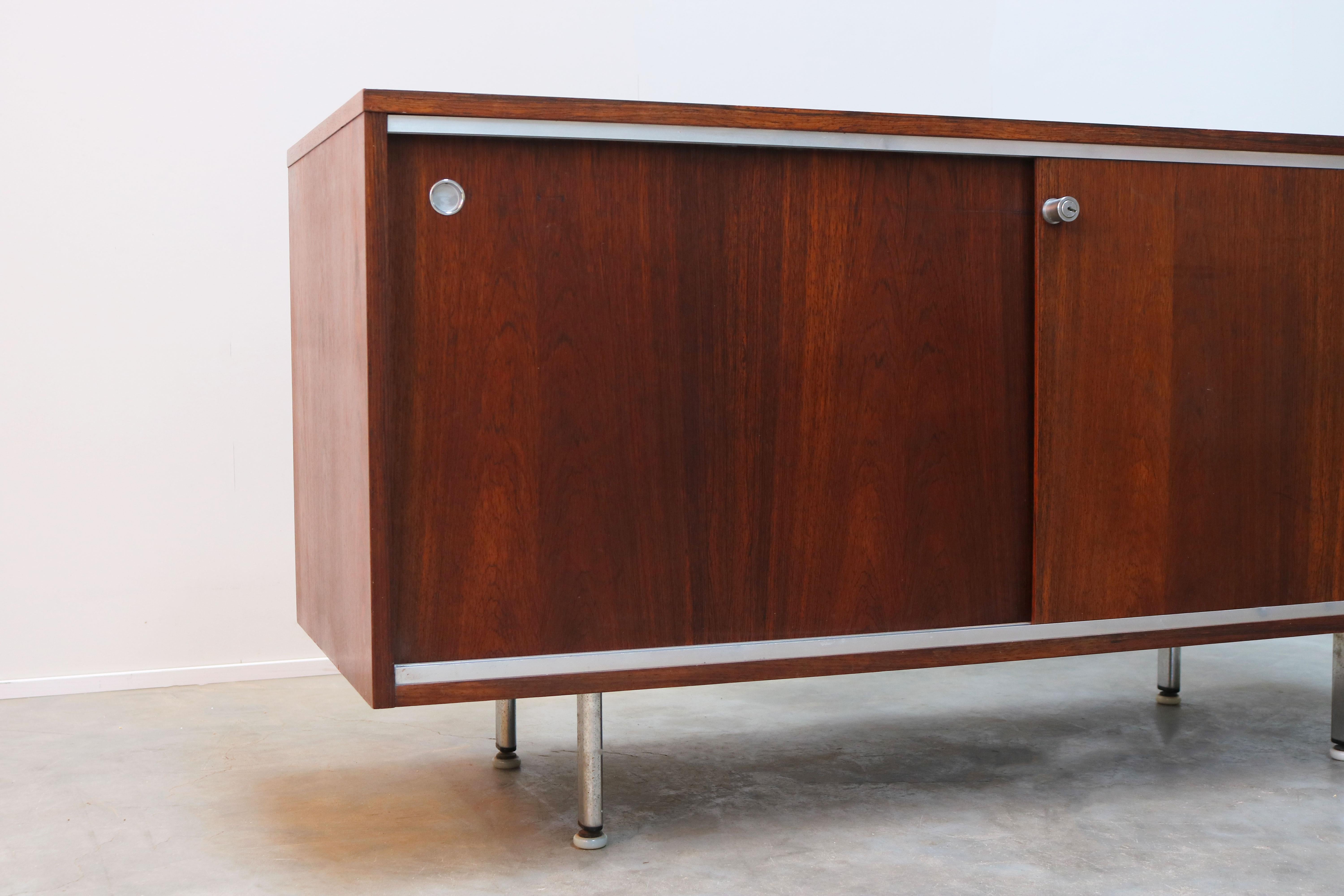 American George Nelson for Herman Miller Rosewood Executive Office Group Sideboard, 1960