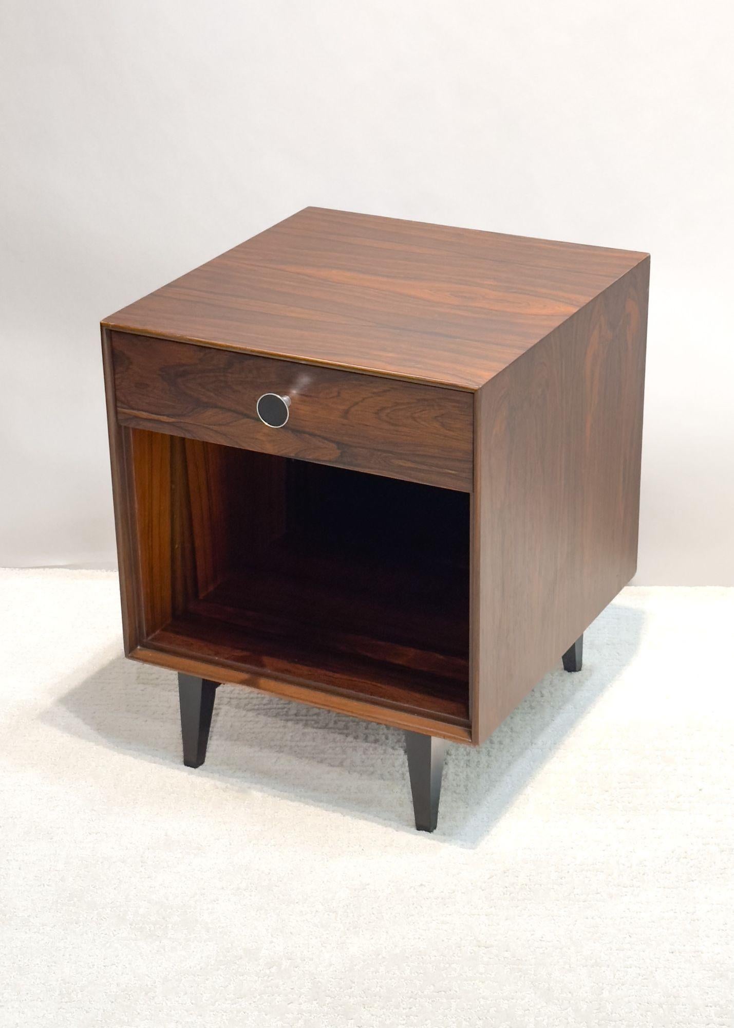 George Nelson for Herman Miller Rosewood Nightstands, 1960 For Sale 2