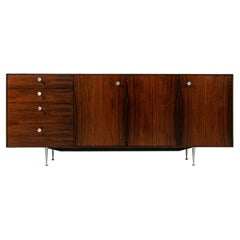 George Nelson for Herman Miller Rosewood Thin Edge Credenza/Cabinet circa 1950s