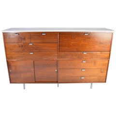 George Nelson for Herman Miller Secretary Cabinet in Walnut