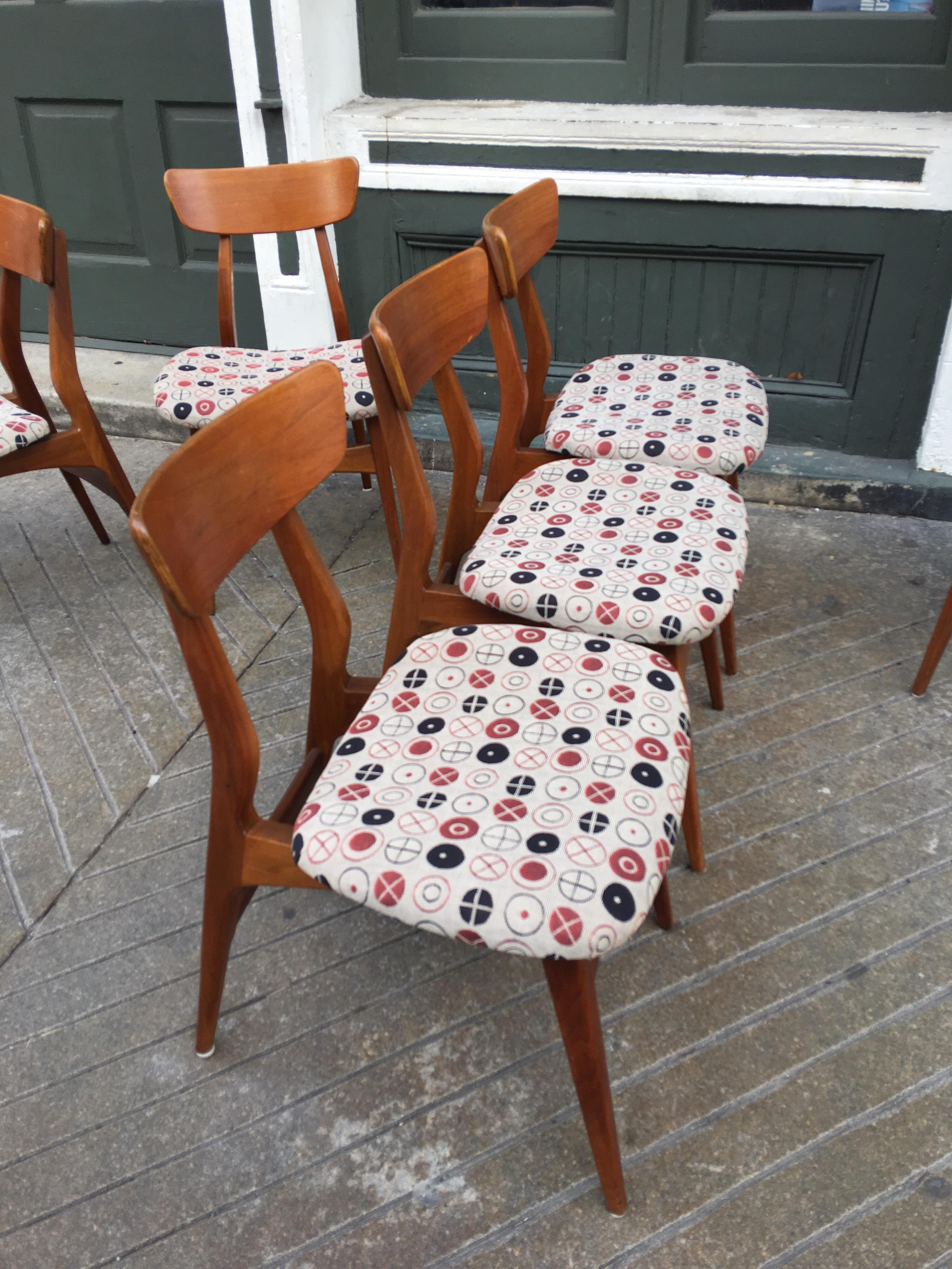 George Nelson for Herman Miller Set of 6 Dining Chairs In Good Condition In Philadelphia, PA