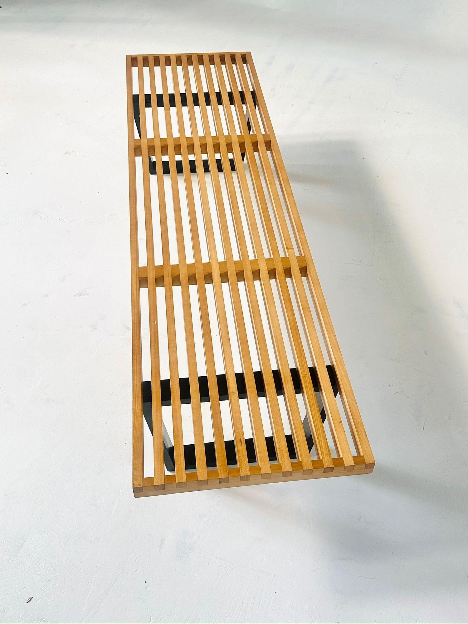George Nelson für Herman Miller Lamellenbank, 1980 (Ende des 20. Jahrhunderts) im Angebot