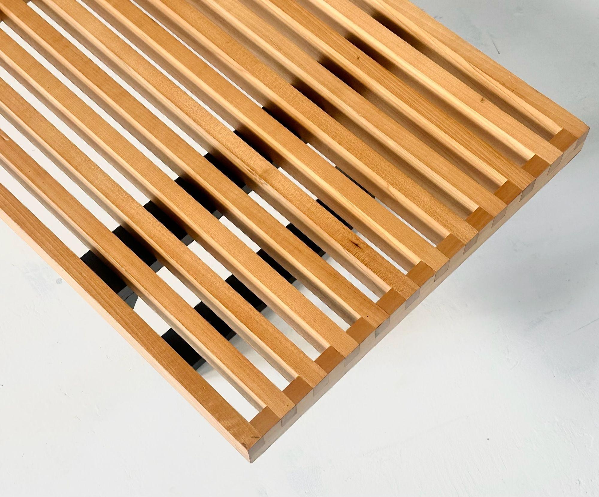George Nelson für Herman Miller Lamellenbank, 1980 (Holz) im Angebot