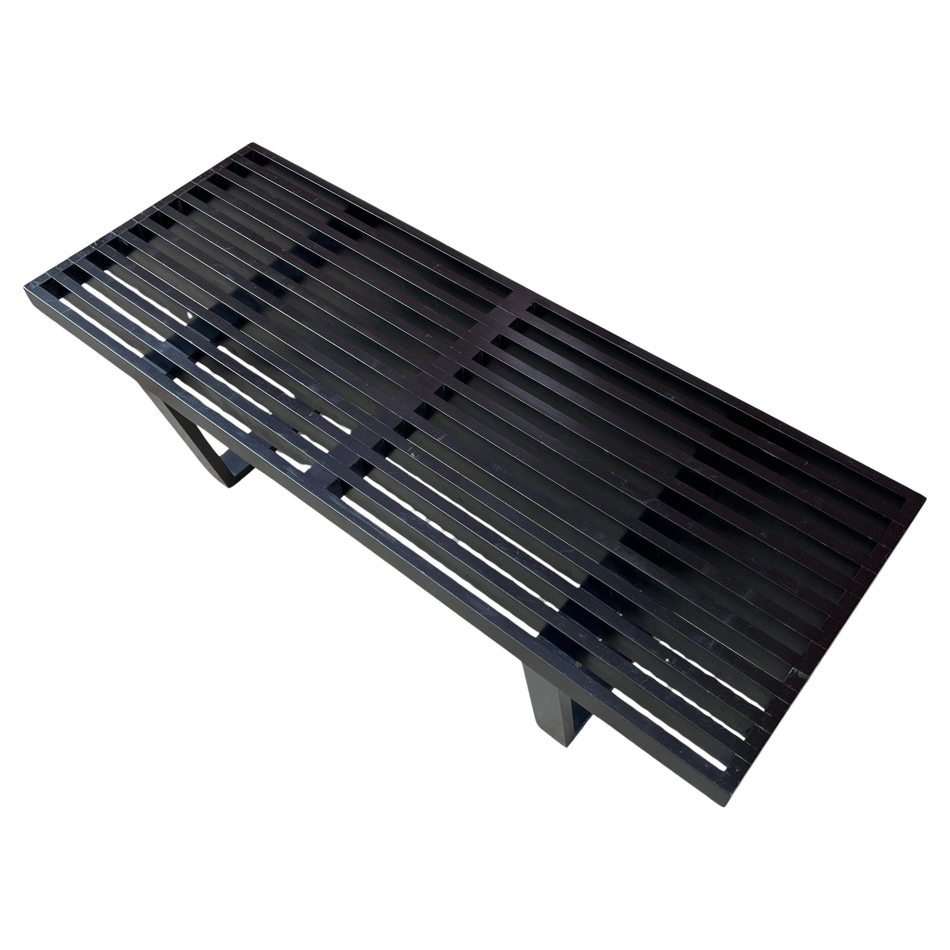 Mid-Century Modern George Nelson for Herman Miller Slatted Bench