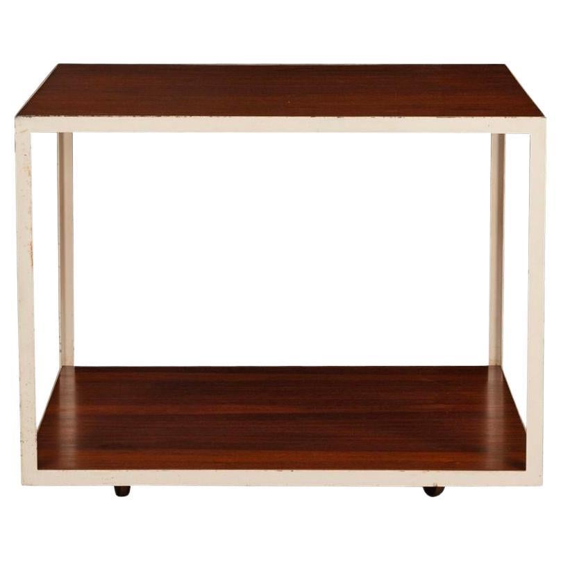 George Nelson für Herman Miller Stahlgestell Beistelltisch auf Rädern (1955)