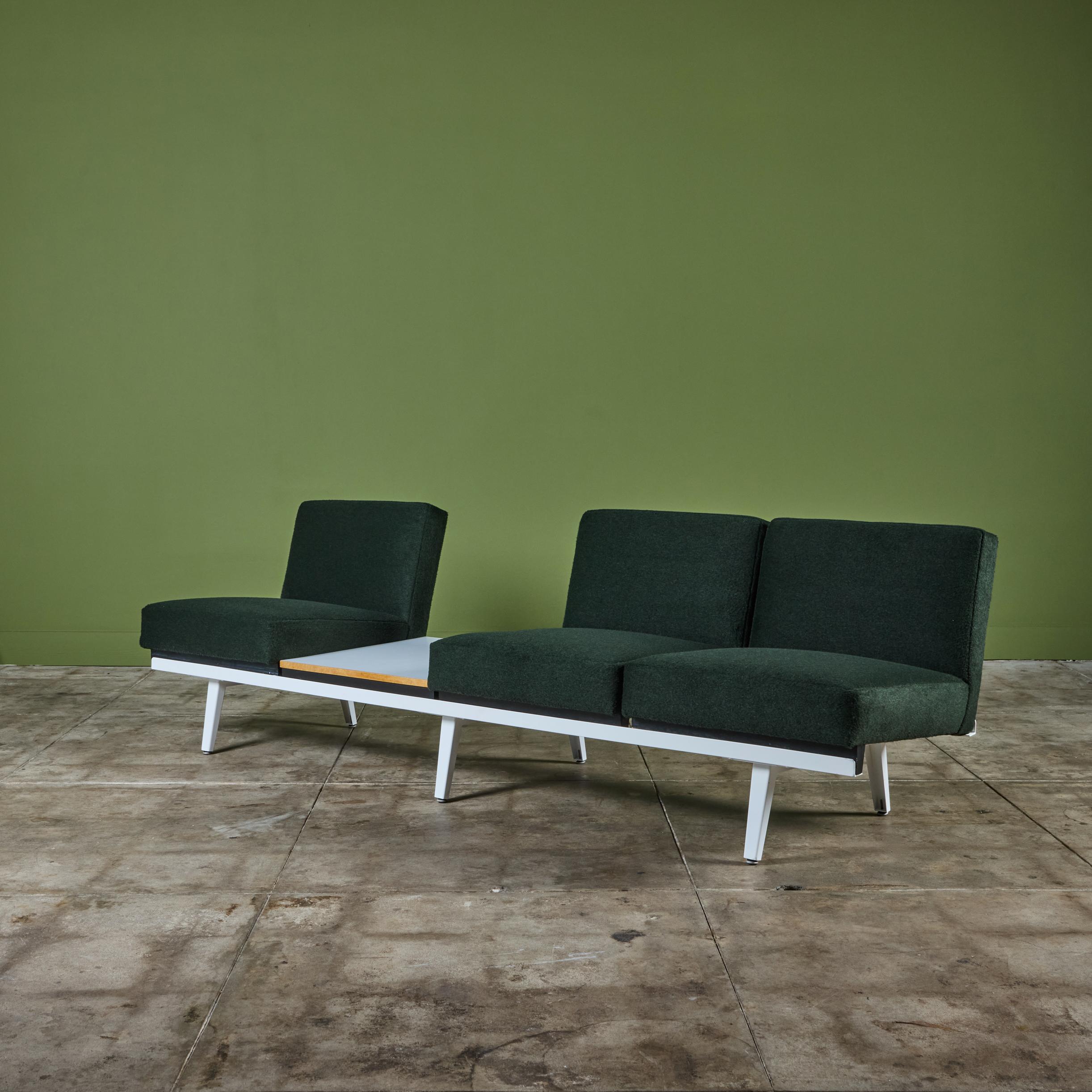 George Nelson para Herman Miller Sofá con estructura de acero en venta 2
