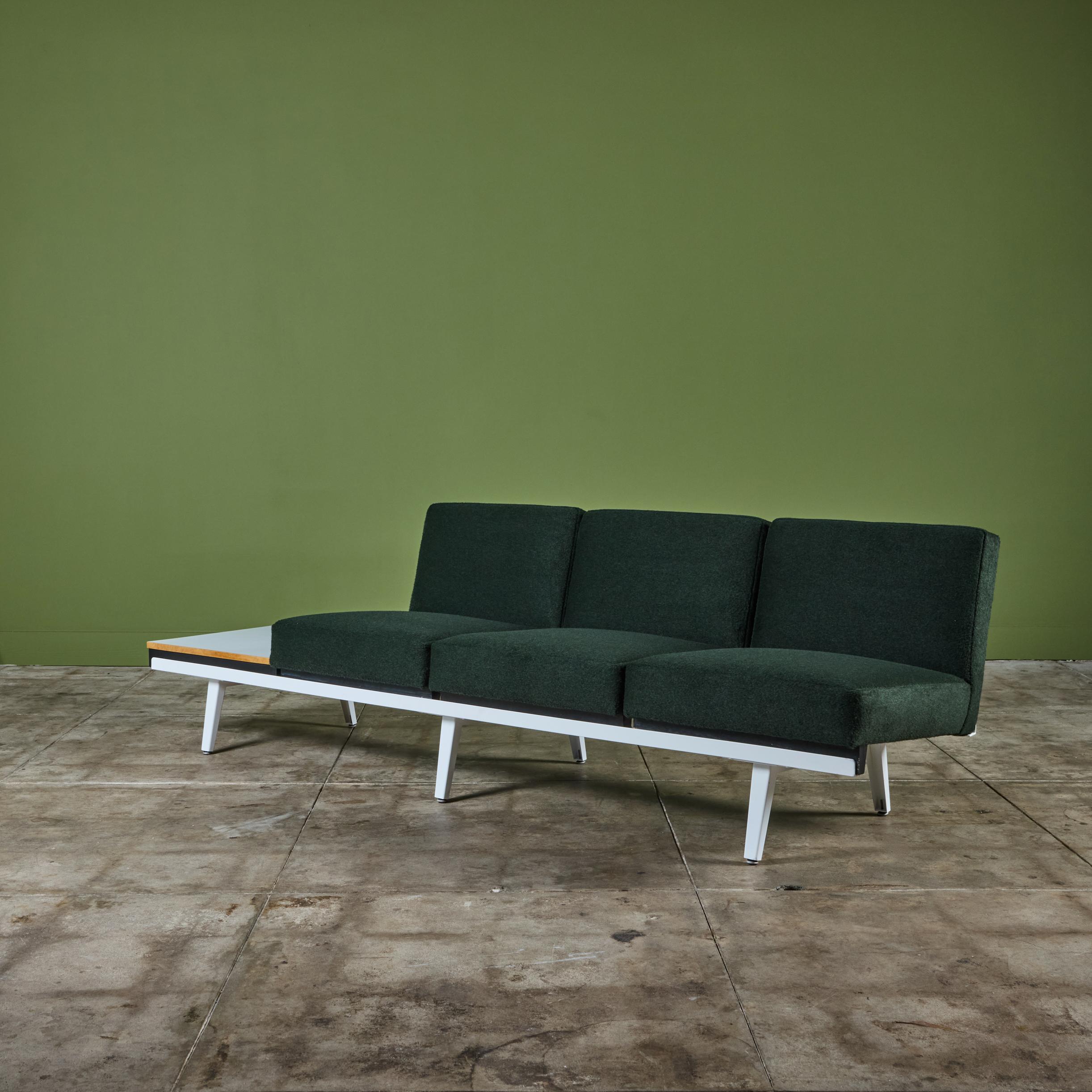 George Nelson para Herman Miller Sofá con estructura de acero en venta 3