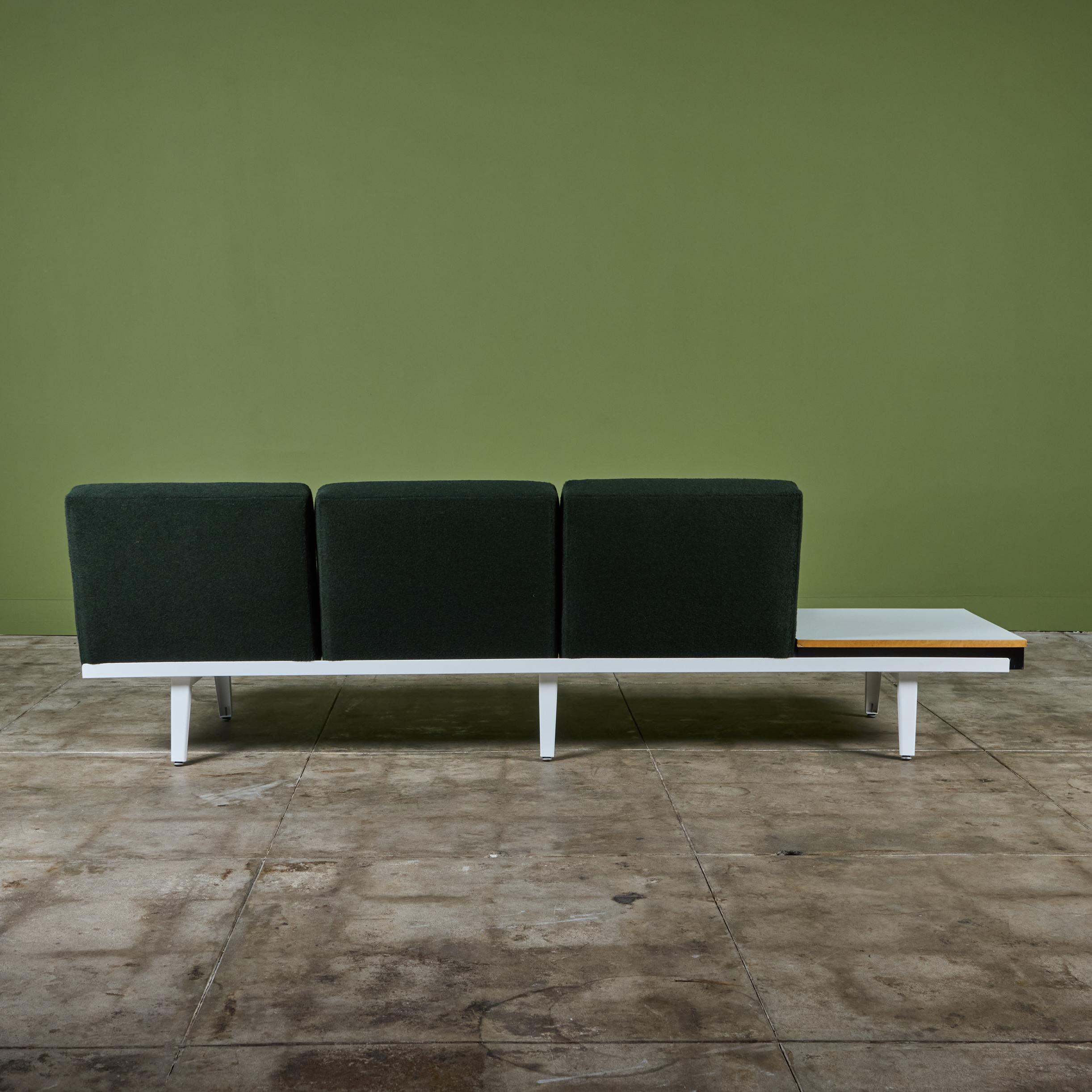 George Nelson para Herman Miller Sofá con estructura de acero en venta 5