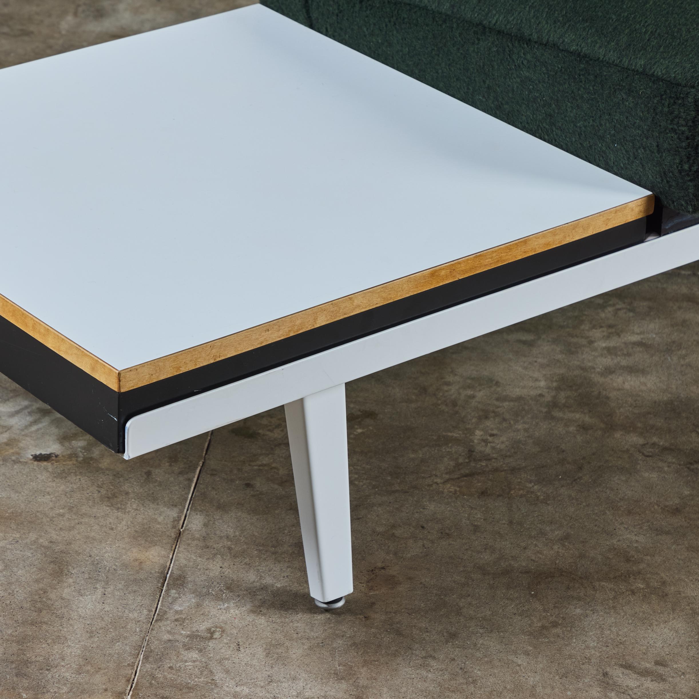 George Nelson para Herman Miller Sofá con estructura de acero en venta 10