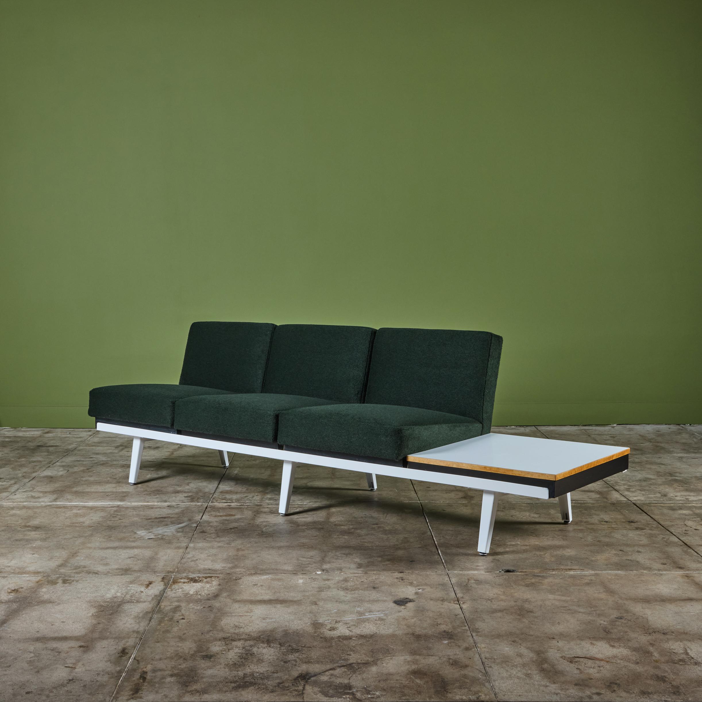 George Nelson para Herman Miller Sofá con estructura de acero Acero en venta