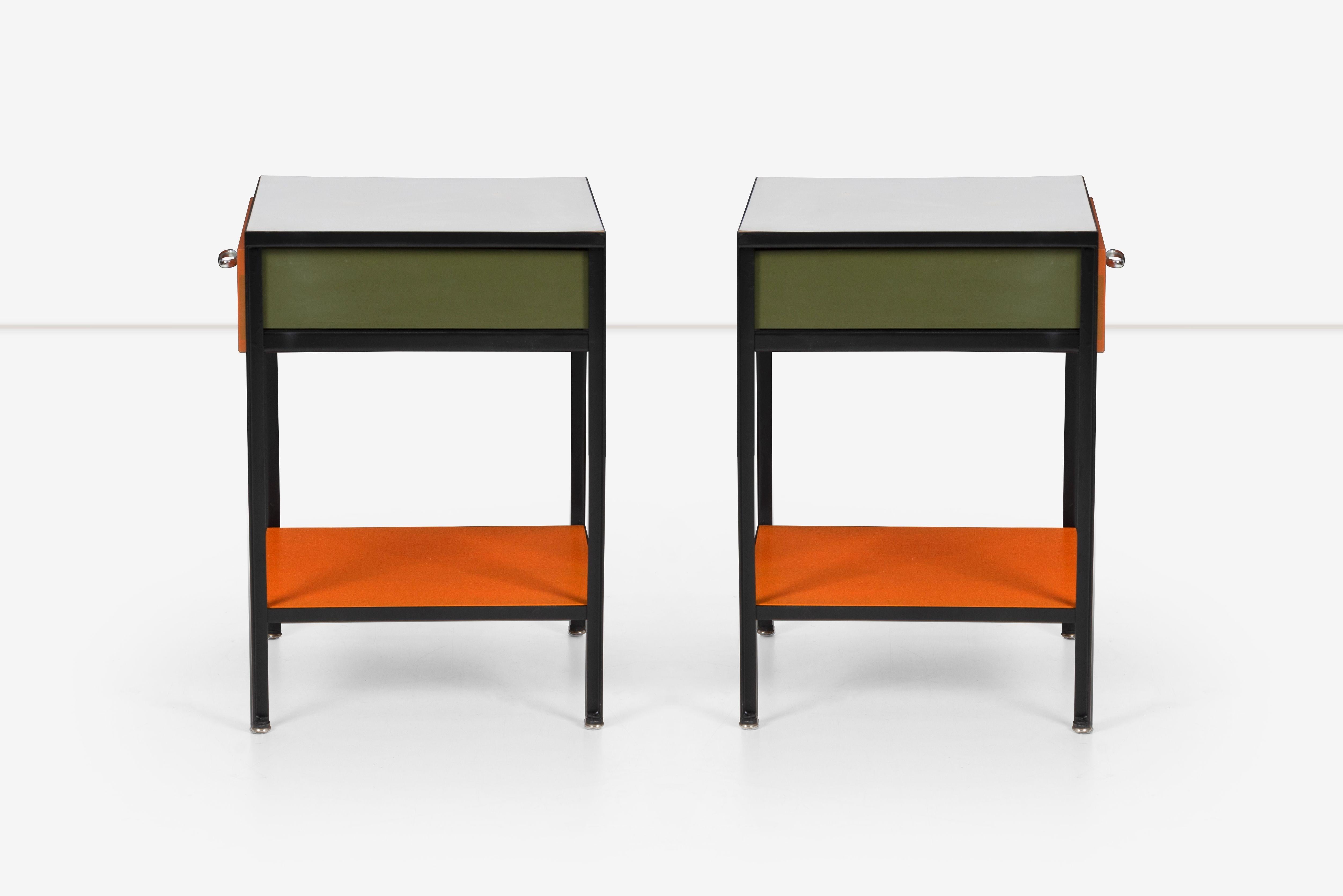 American George Nelson for Herman Miller Steelframe Case Group Nightstands