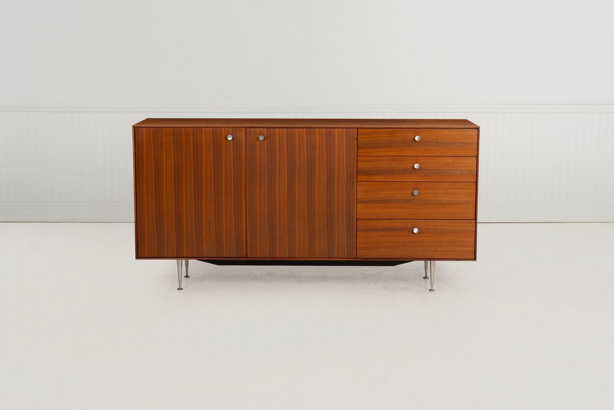 Mid-Century Modern George Nelson for Herman Miller Thin Edge Credenza, Model 5724, 1957 For Sale