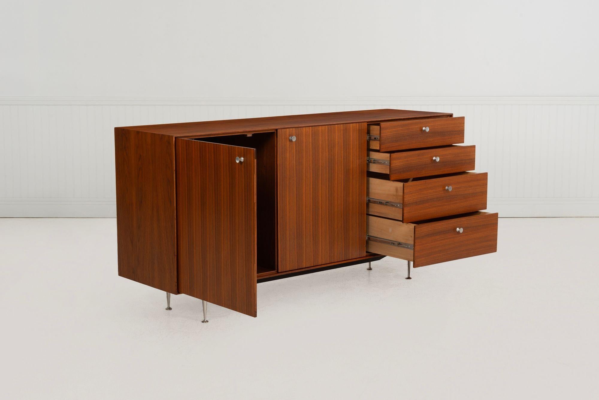 Appliqué George Nelson for Herman Miller Thin Edge Credenza, Model 5724, 1957 For Sale