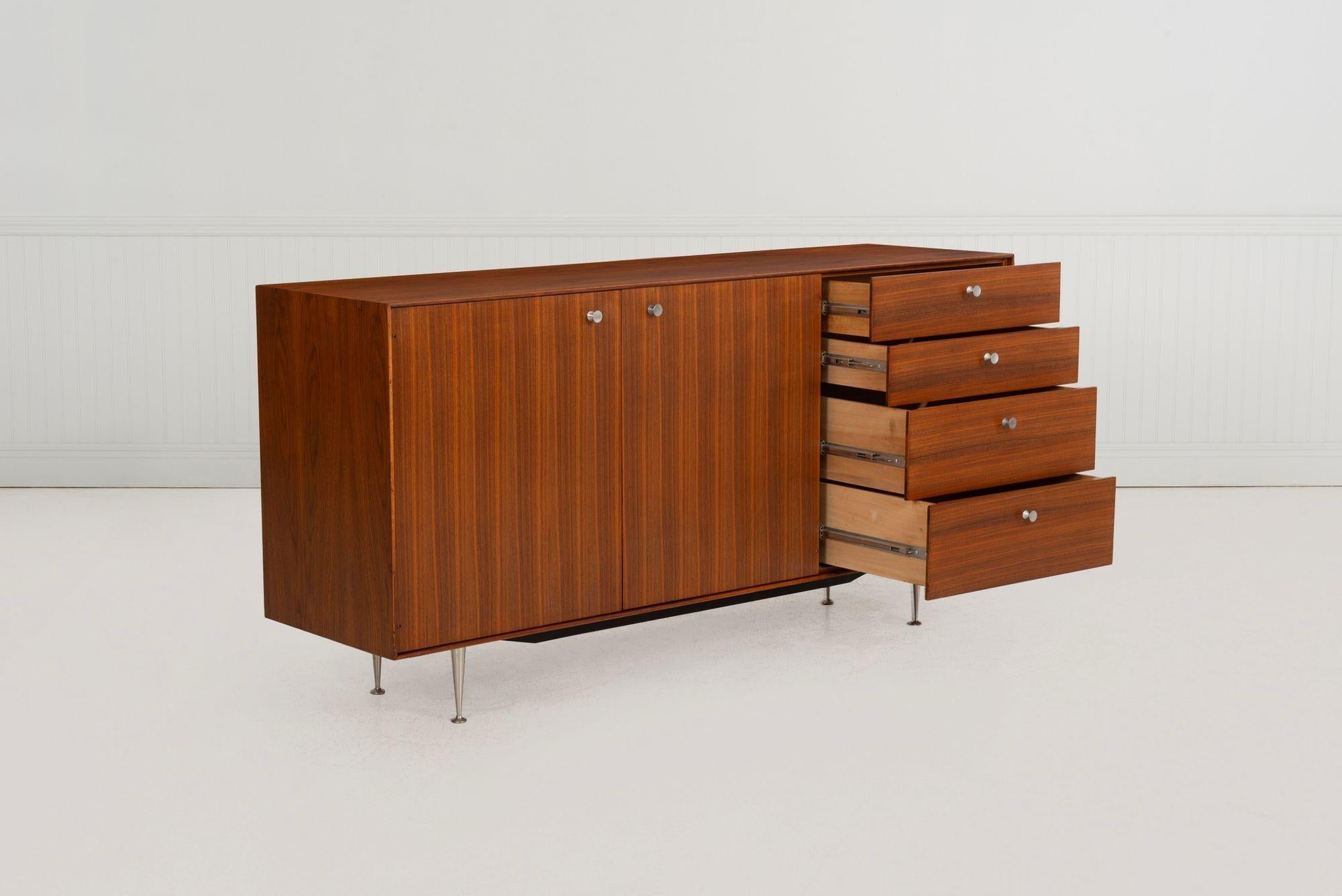 Mid-20th Century George Nelson for Herman Miller Thin Edge Credenza, Model 5724, 1957 For Sale